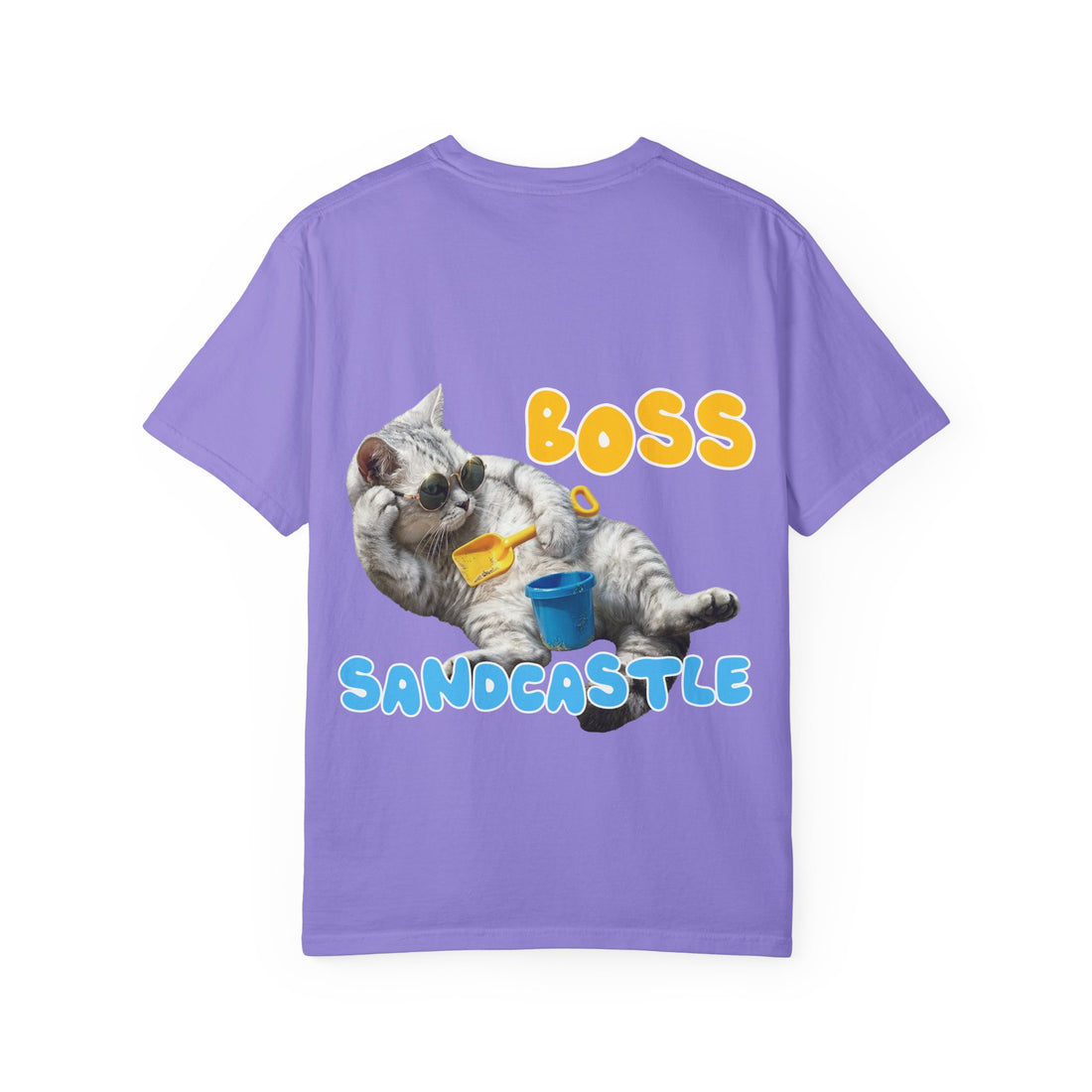Custom Cat Summer T-Shirt - Funny Beach Cat Tee, Cat Lover Gift