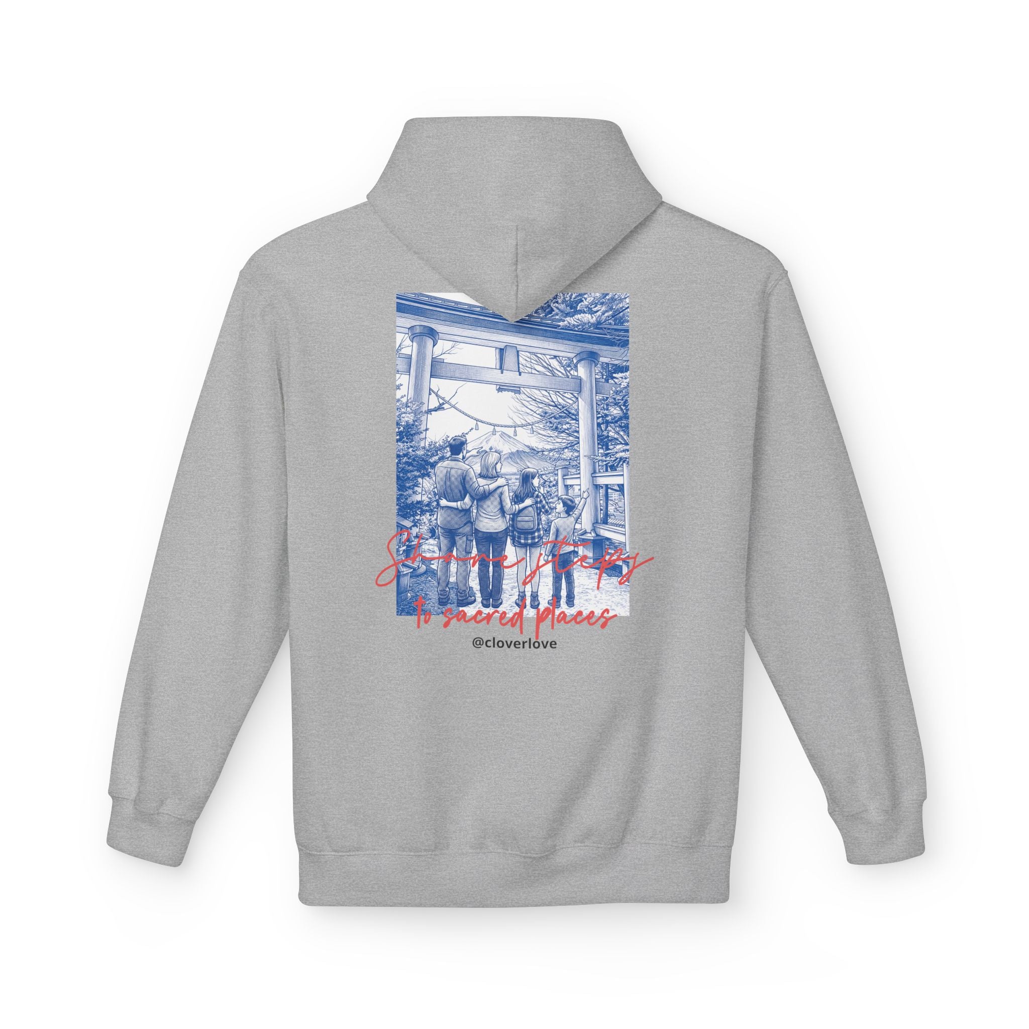 Sacred Places Hoodie | Vintage Reise-Wahrzeichen Sweatshirt