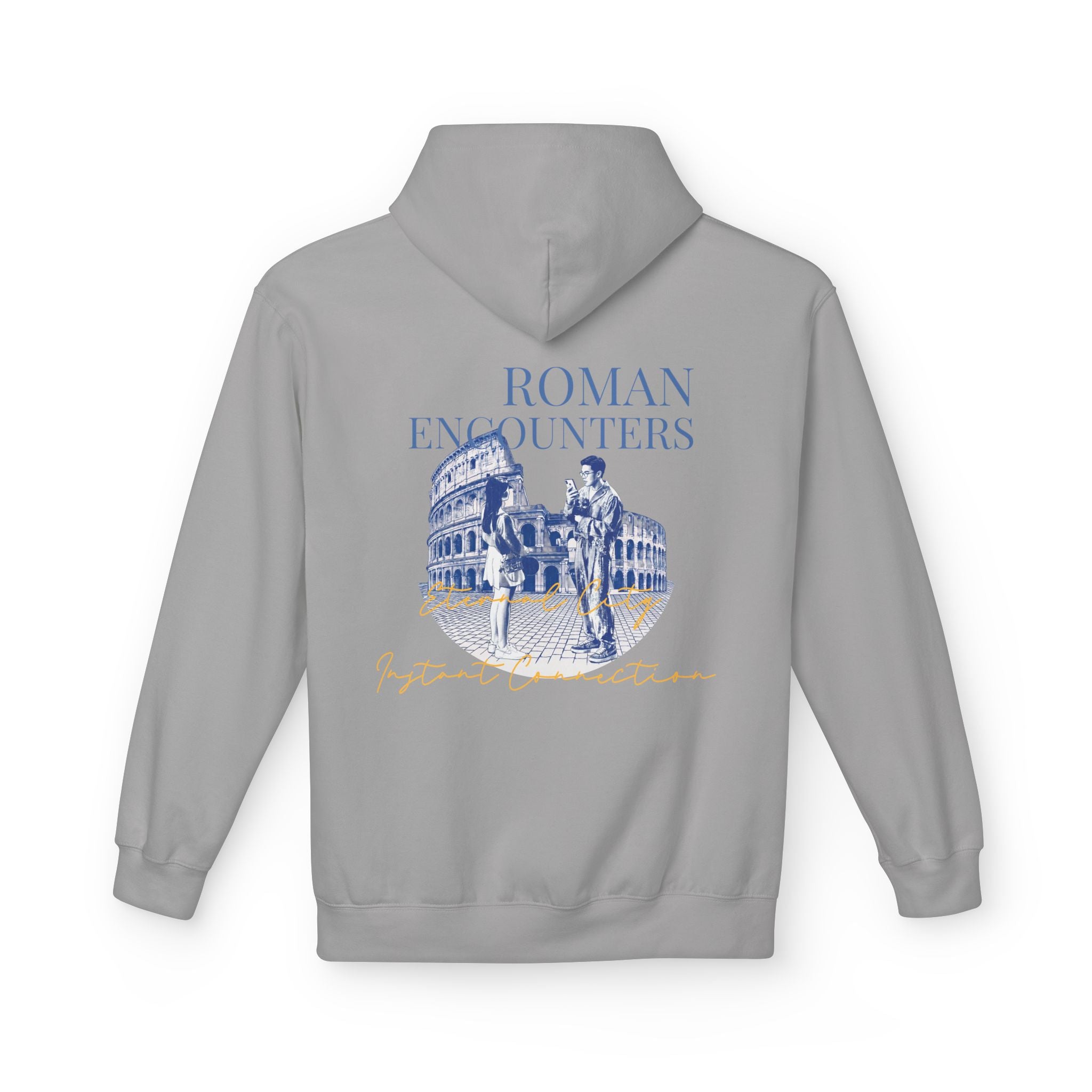 Roman Encounters Hoodie | Colosseum Travel Landmark Sweatshirt