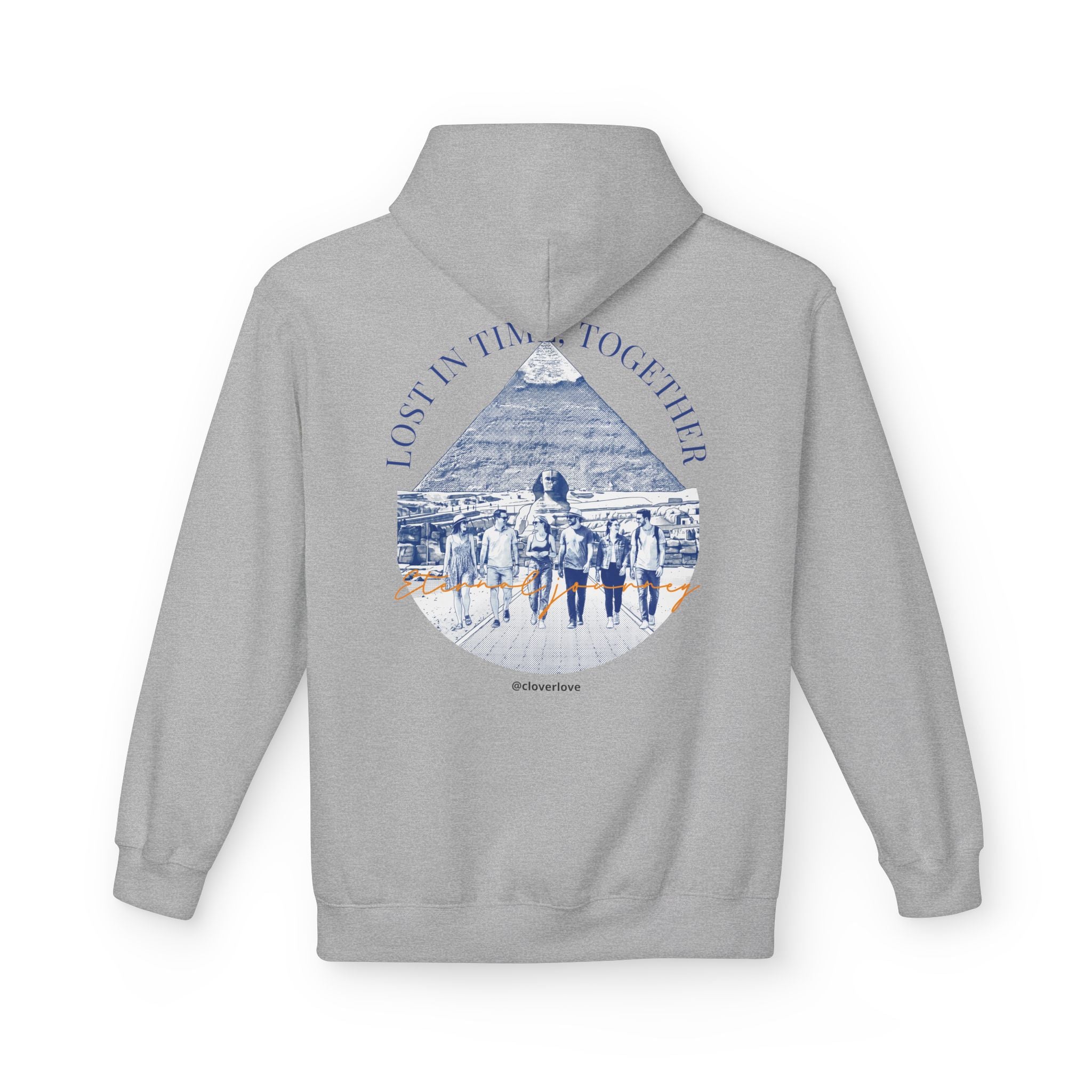 Ägypten Wahrzeichen Hoodie | Vintage Pyramiden Reise Sweatshirt