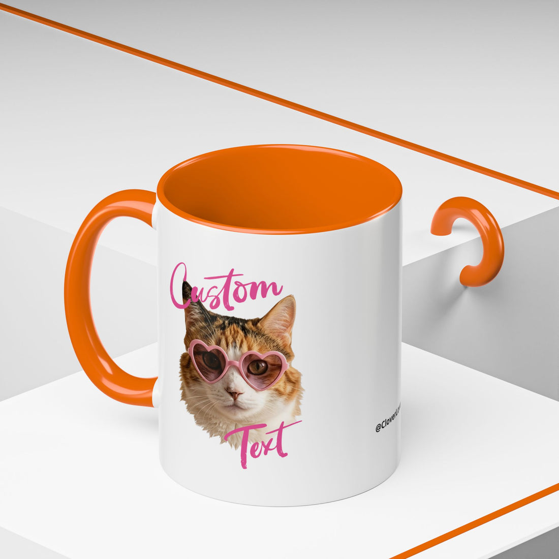 Road Trip Cat Mug | Personalized Summer Cat Coffee Cup With Custom Text