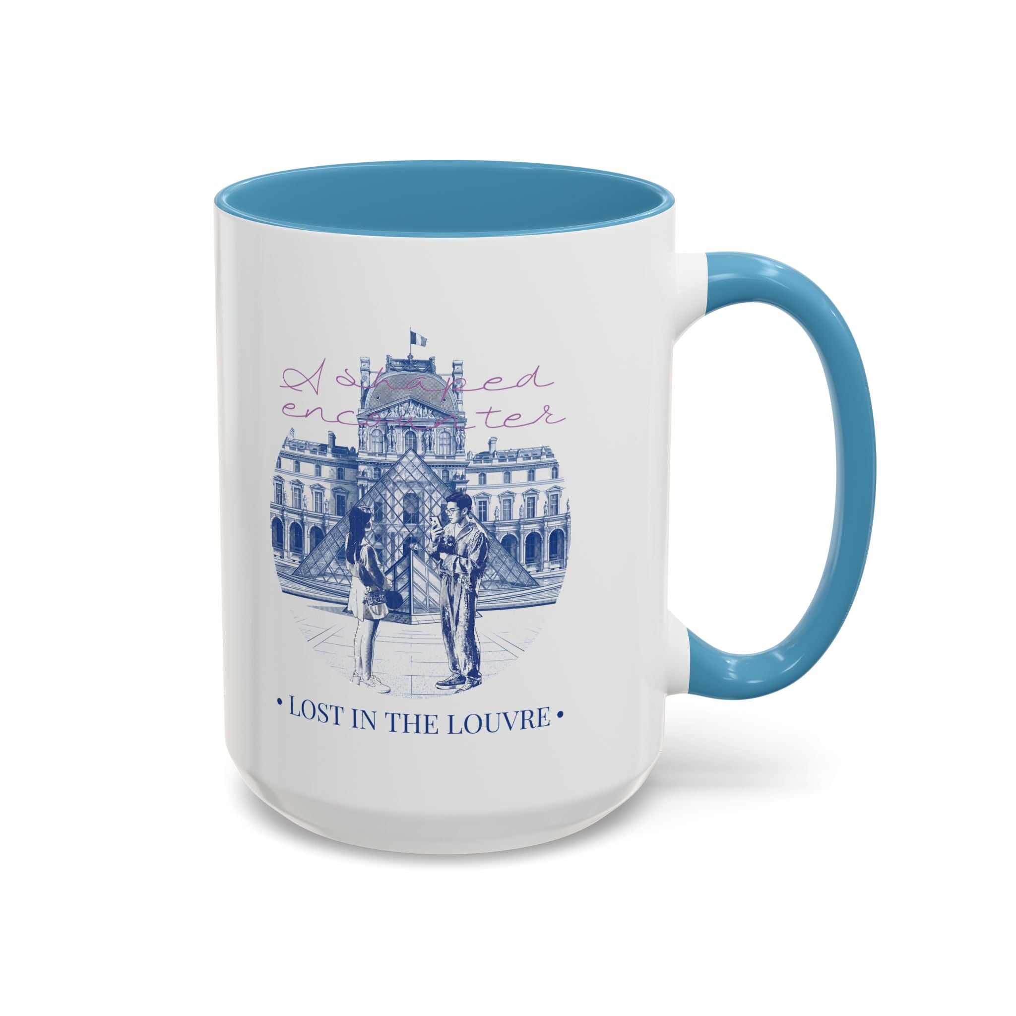 Louvre Paris Travel Mug - Art Museum Coffee Cup for Travelers