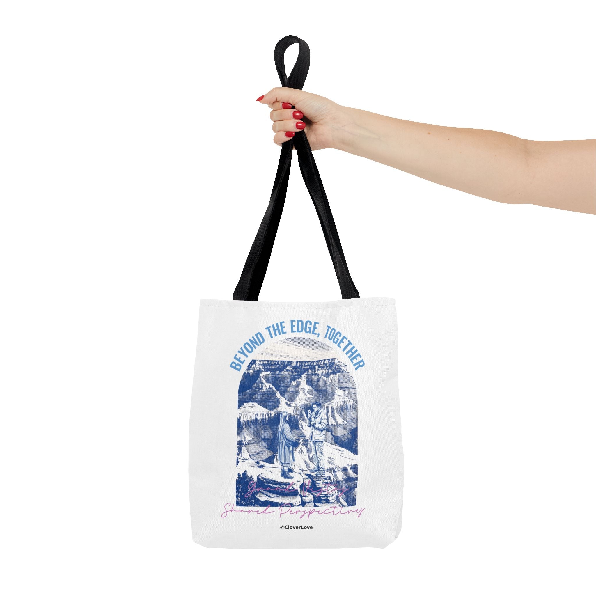Beyond The Edge Travel Tote Bag | Grand Canyon Adventure Canvas Tote Bag for Travel Lovers