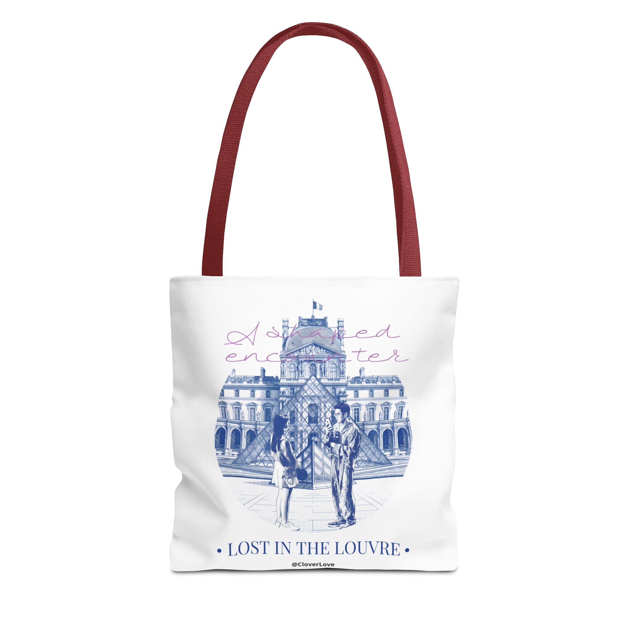 Louvre Paris Tote Bag | Vintage Museum Travel Canvas Bag