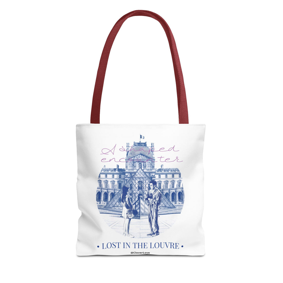 Louvre Paris Tote Bag | Vintage Museum Travel Canvas Bag