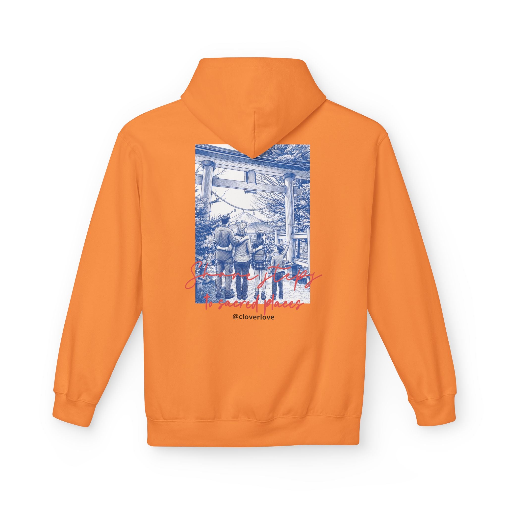 Sacred Places Hoodie | Vintage Reise-Wahrzeichen Sweatshirt