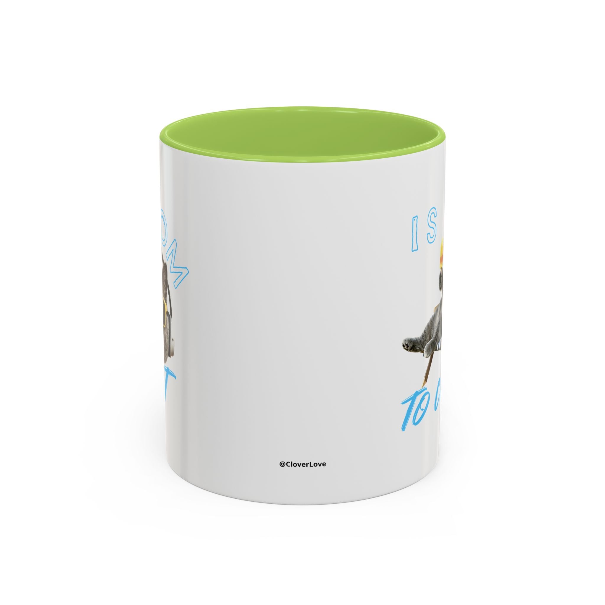 Chill Cat Sommerbecher | Personalisierte Katzenfoto-Kaffeetasse mit individuellem Text