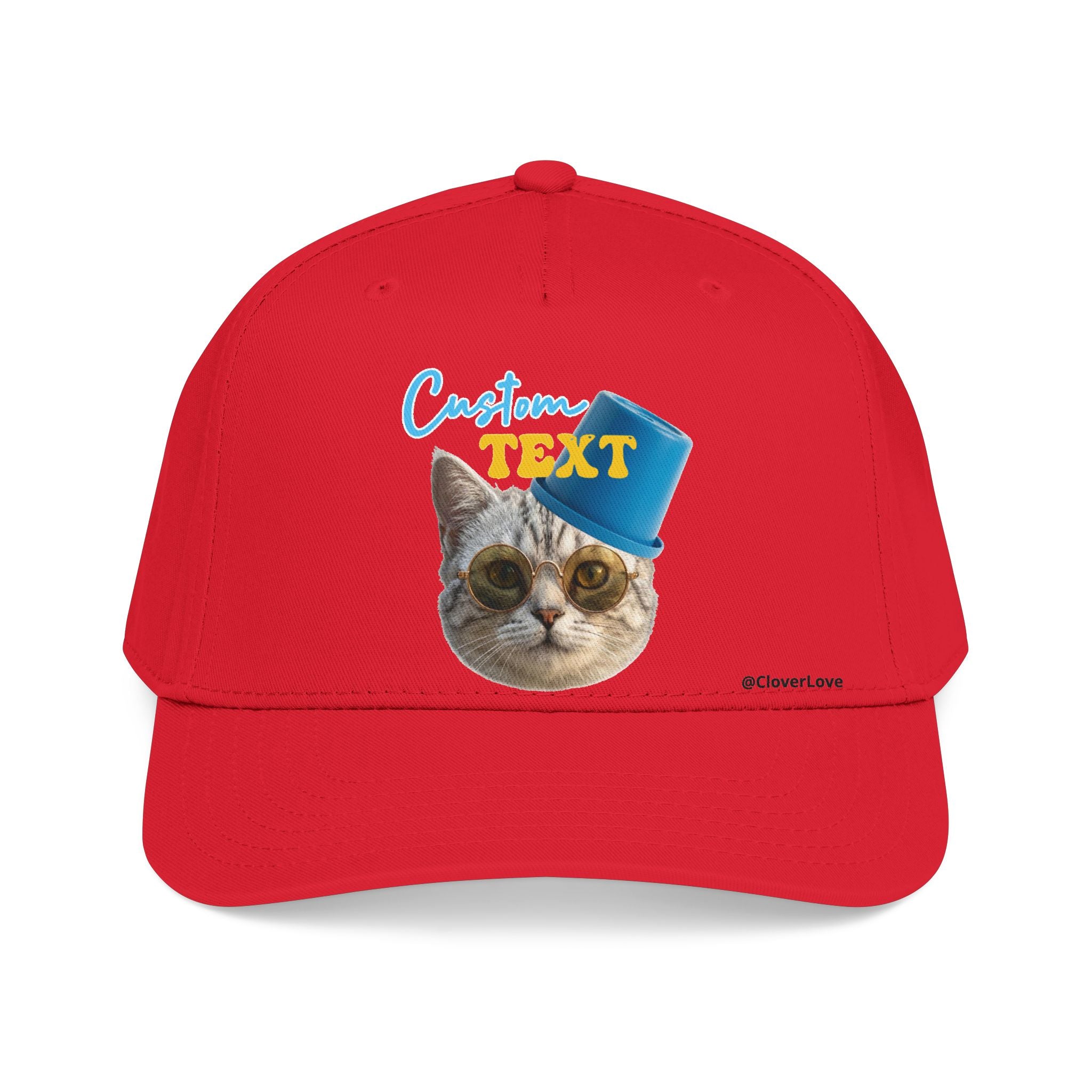 Funny Cat Photo Hat | Custom Pet Lover Baseball Cap