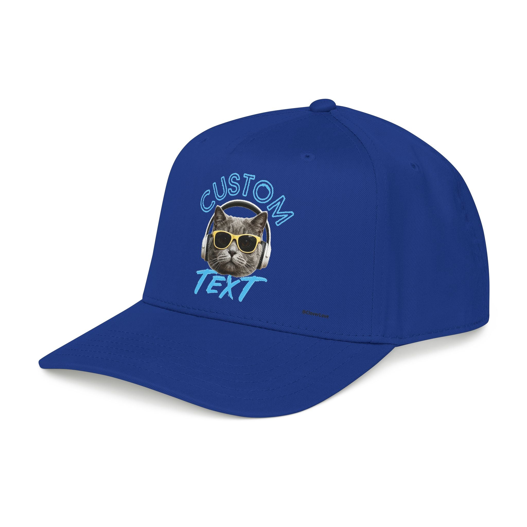 Custom Cat Photo Baseball Cap | Personalized Pet Lover Hat