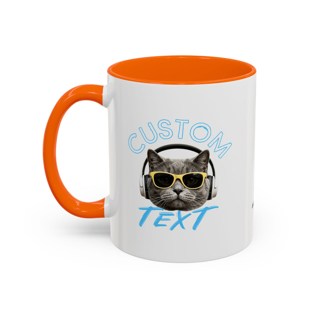 Chill Cat Summer Mug | Personalized Cat Photo Coffee Cup With Custom Text