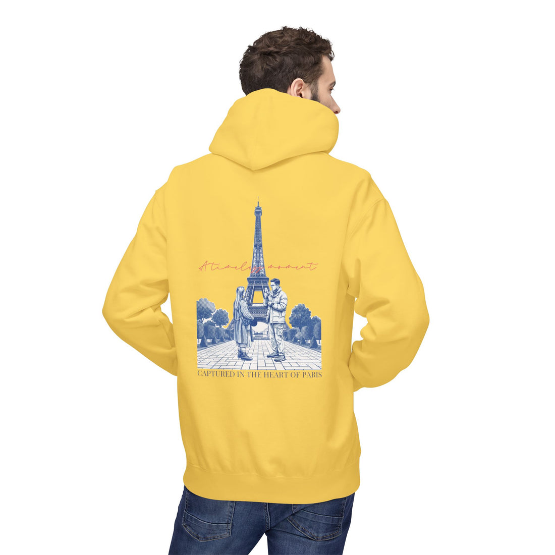 Paris Eiffel Tower Hoodie | Romantic Travel Graphic Sweatshirt