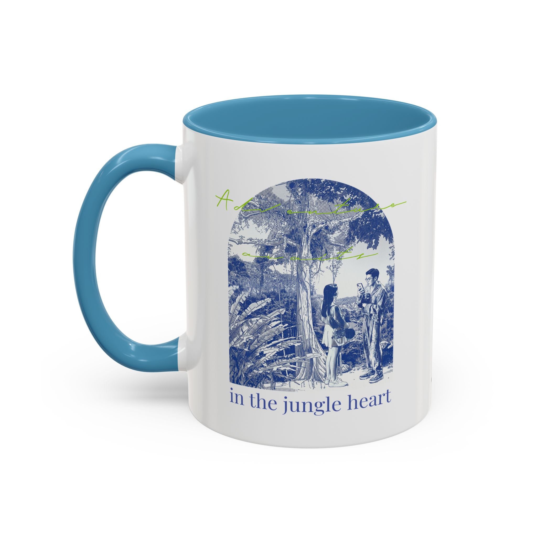 Jungle Adventure Travel Mug - Tropical Nature Coffee Cup for Explorers