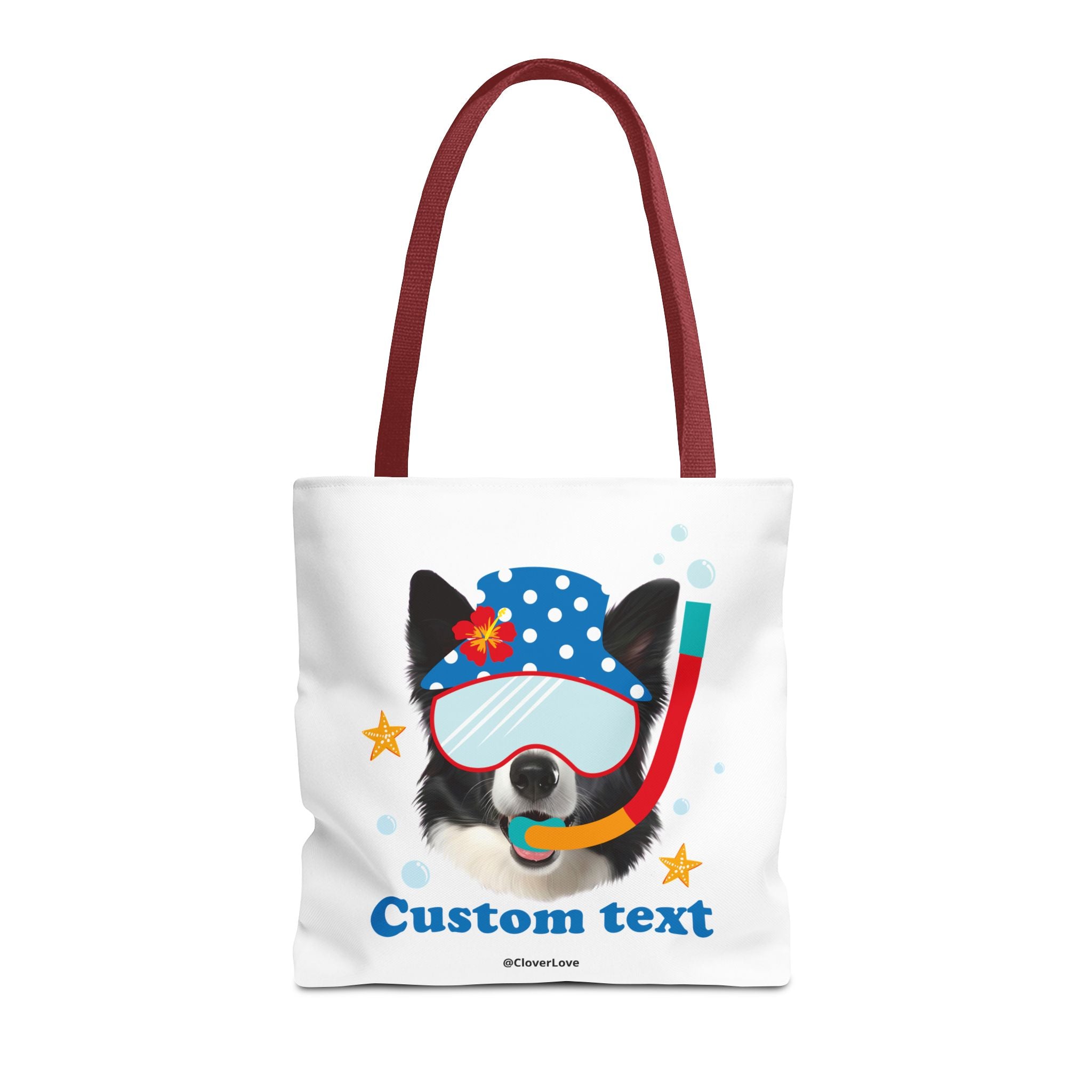 Custom Dog Tote Bag | Personalized Pet Photo Summer Canvas Bag