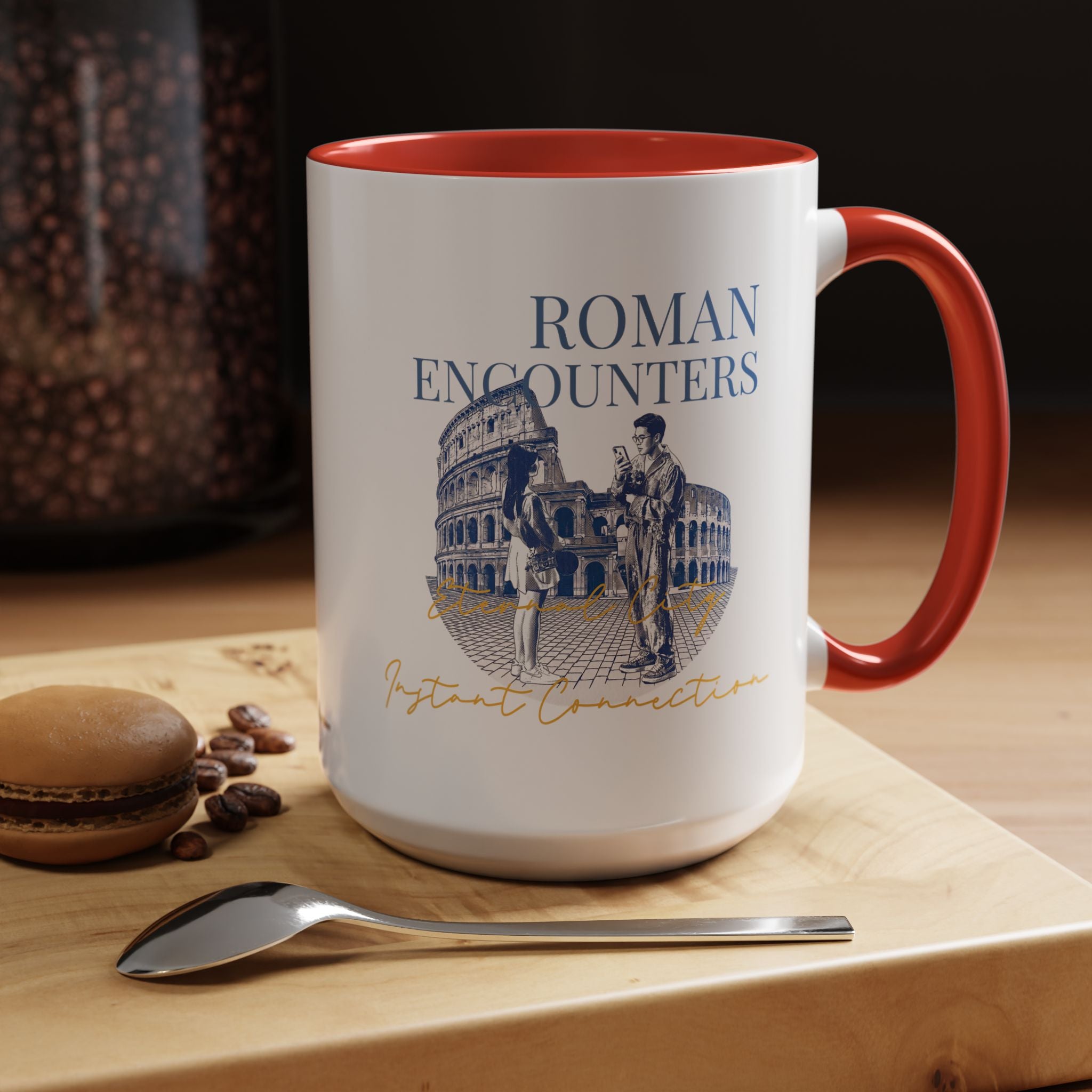 Rome Travel Memory Mug - Colosseum Coffee Cup for Travelers