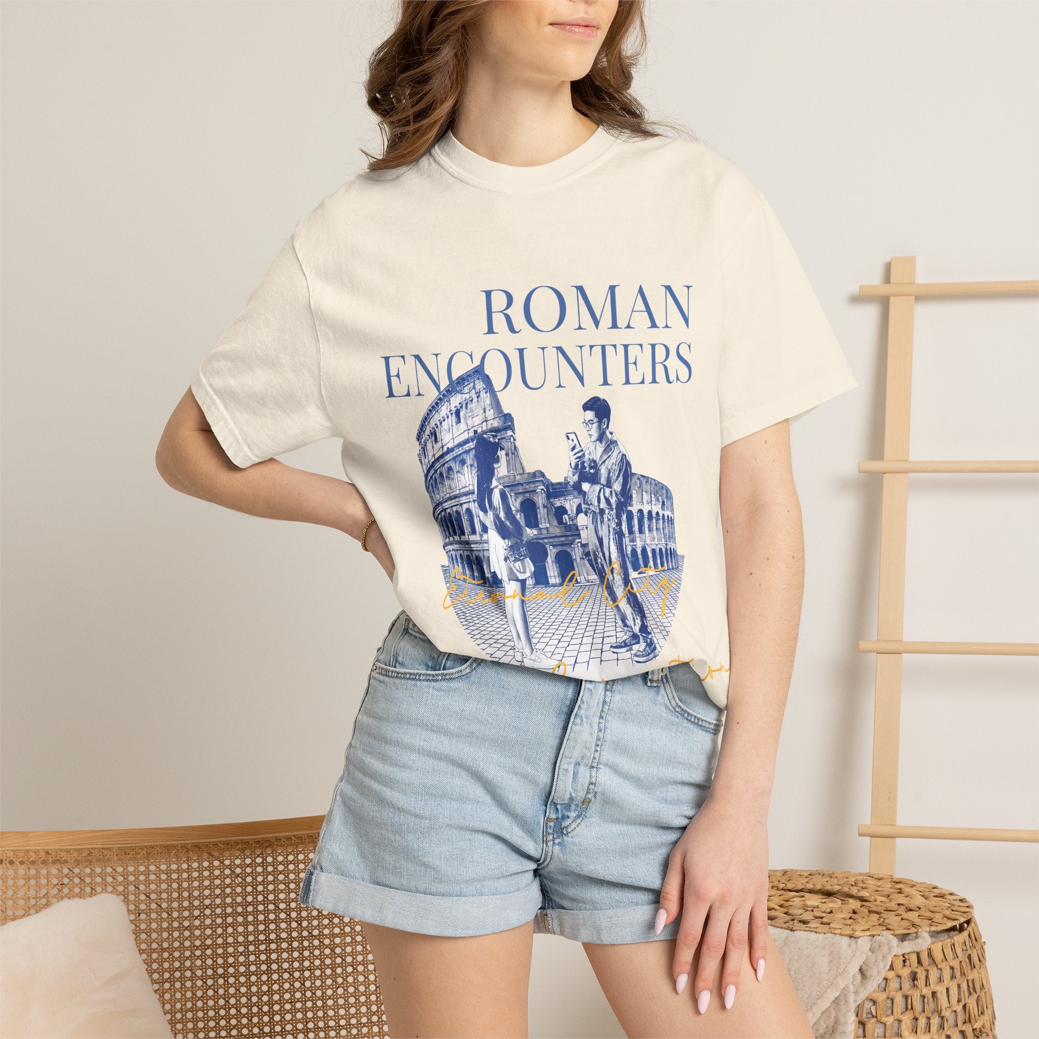 Custom Rome Colosseum Travel T-Shirt - Vintage Vacation Gift