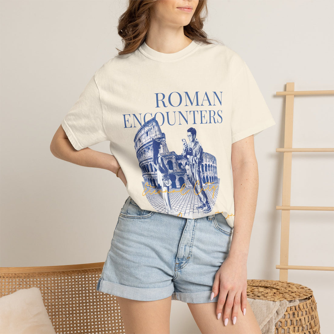 Custom Rome Colosseum Travel T-Shirt - Vintage Vacation Gift