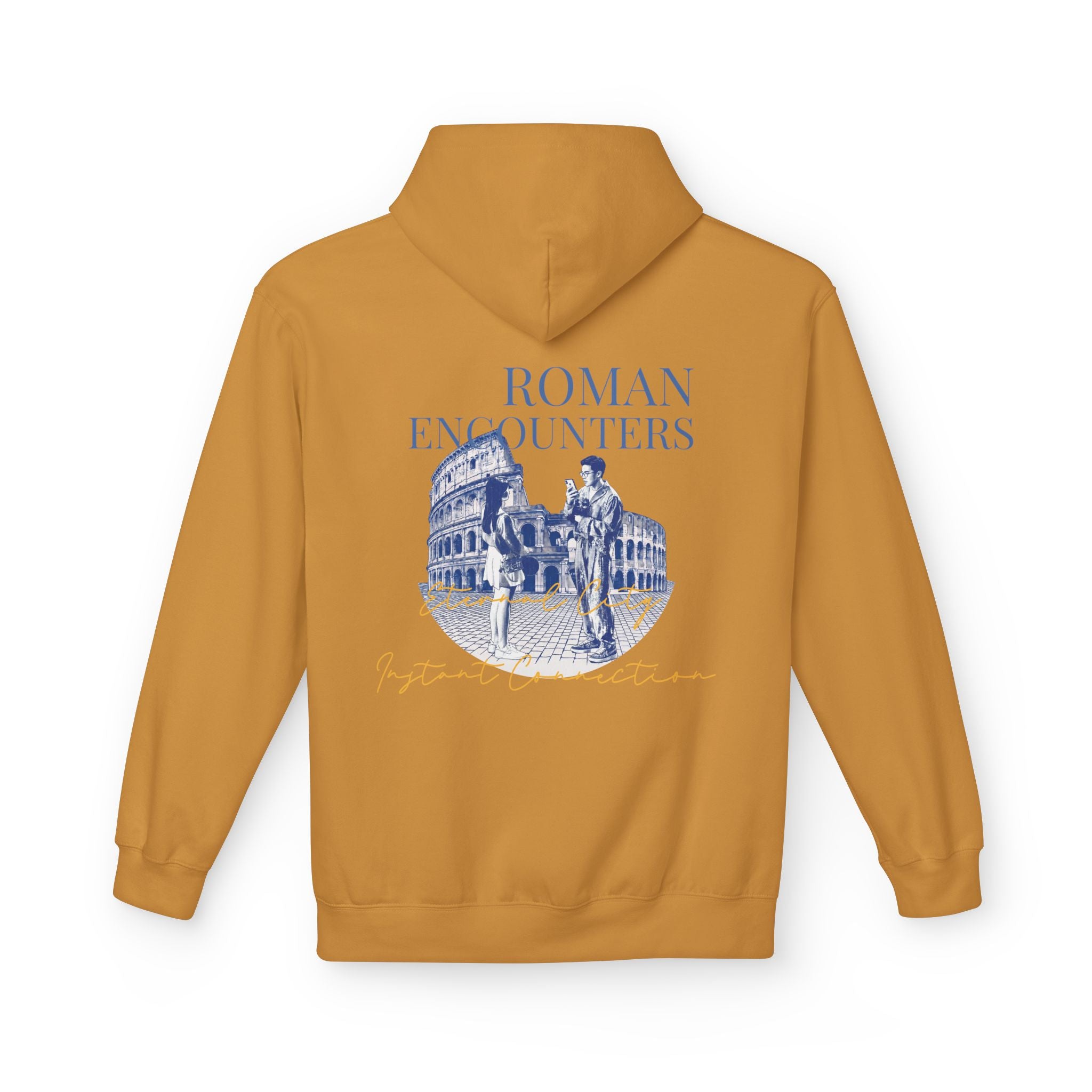 Roman Encounters Hoodie | Colosseum Travel Landmark Sweatshirt