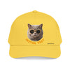 Custom Cat Baseball Cap, Personalized Summer Cat Hat with Sunglasses, Cute Pet Lover Gift