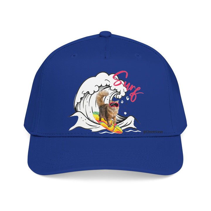 Cat Surf Adventure Hat – Cute Ocean Animal Hat, Beach Lover Gift for Cat Owners