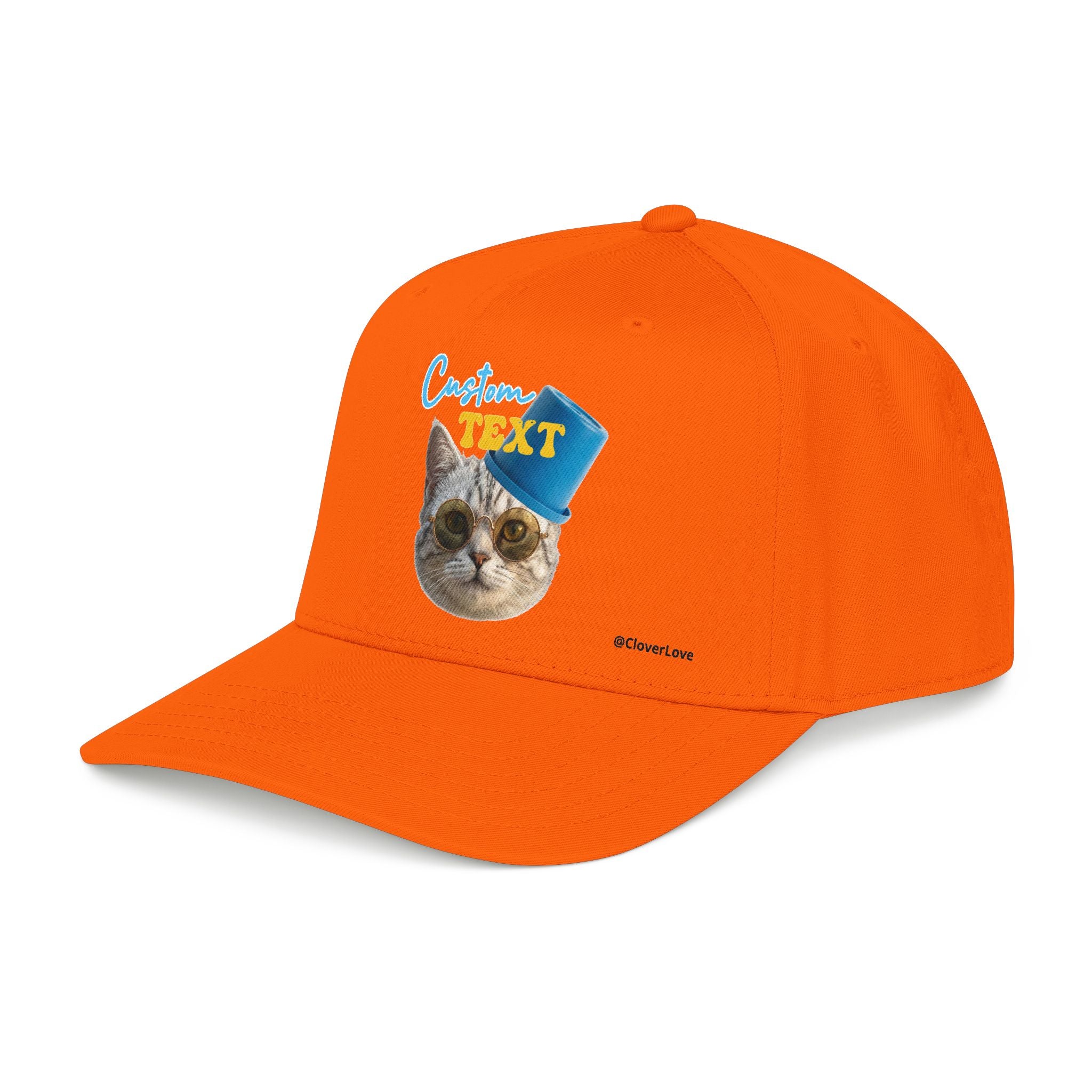 Funny Cat Photo Hat | Custom Pet Lover Baseball Cap