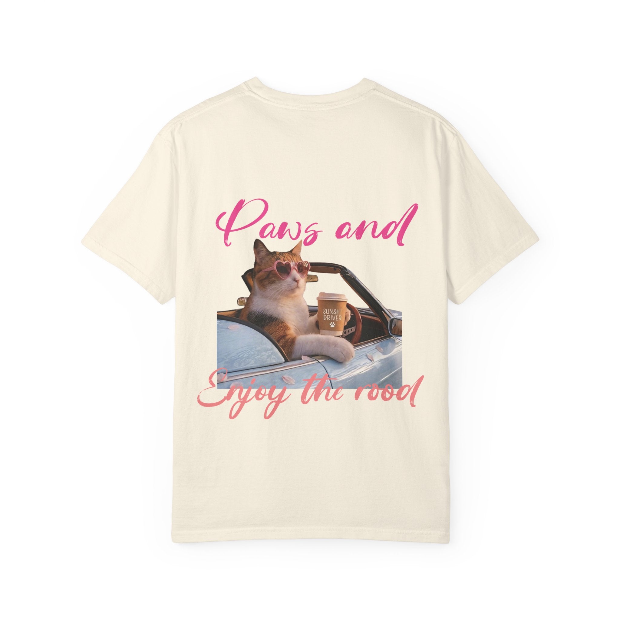 Custom Pet Travel T-Shirt - Summer Road Trip Tee for Cat Lovers