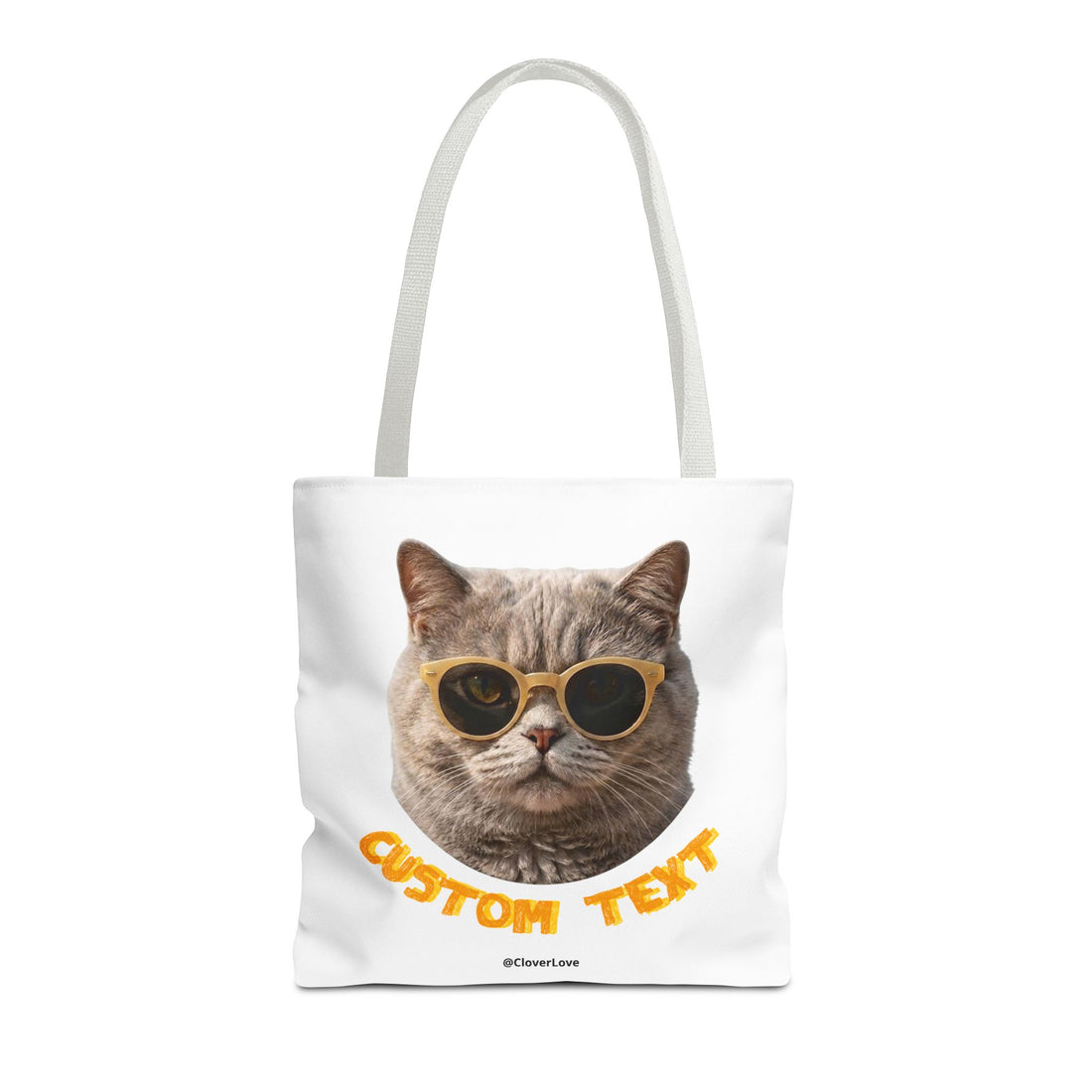Summer Cat Tote Bag | Funny Cat Lover Beach Canvas Bag