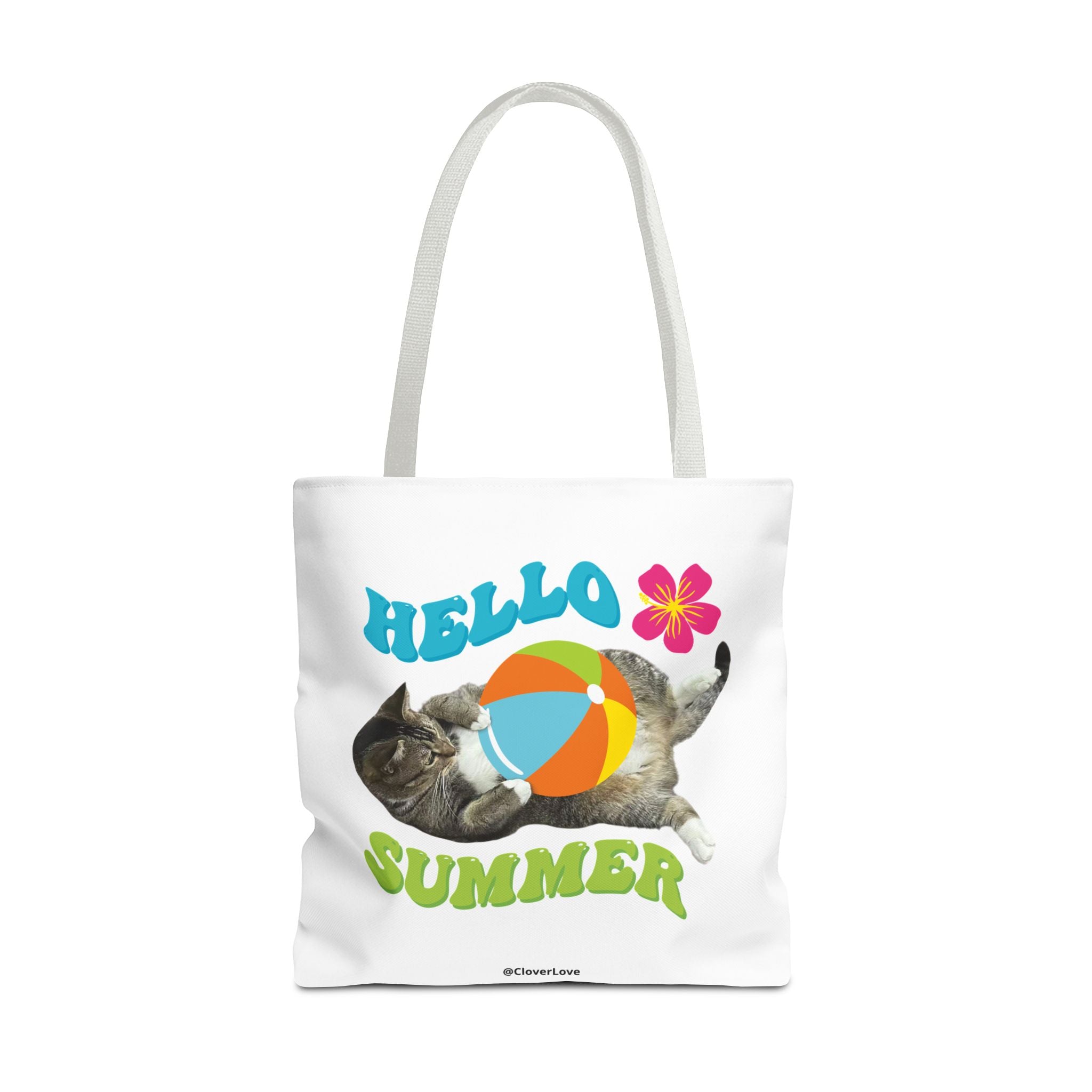 Custom Cat Tote Bag | Personalized Pet Photo Canvas Bag