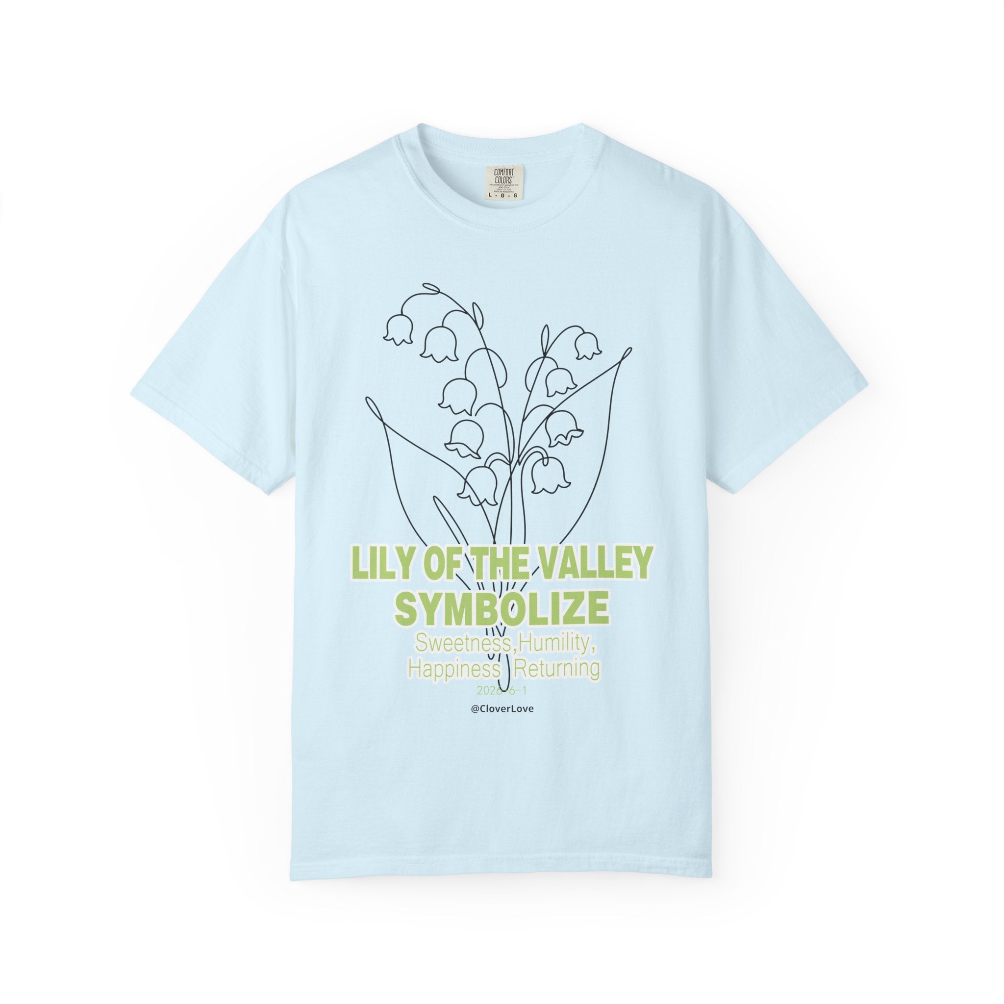 Lily of the Valley Flower T-Shirt - Botanical Graphic Shirt for Flower Lovers