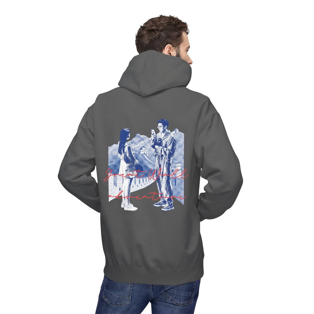 Great Wall Adventure Hoodie – Summer Wanderlust Sweatshirt