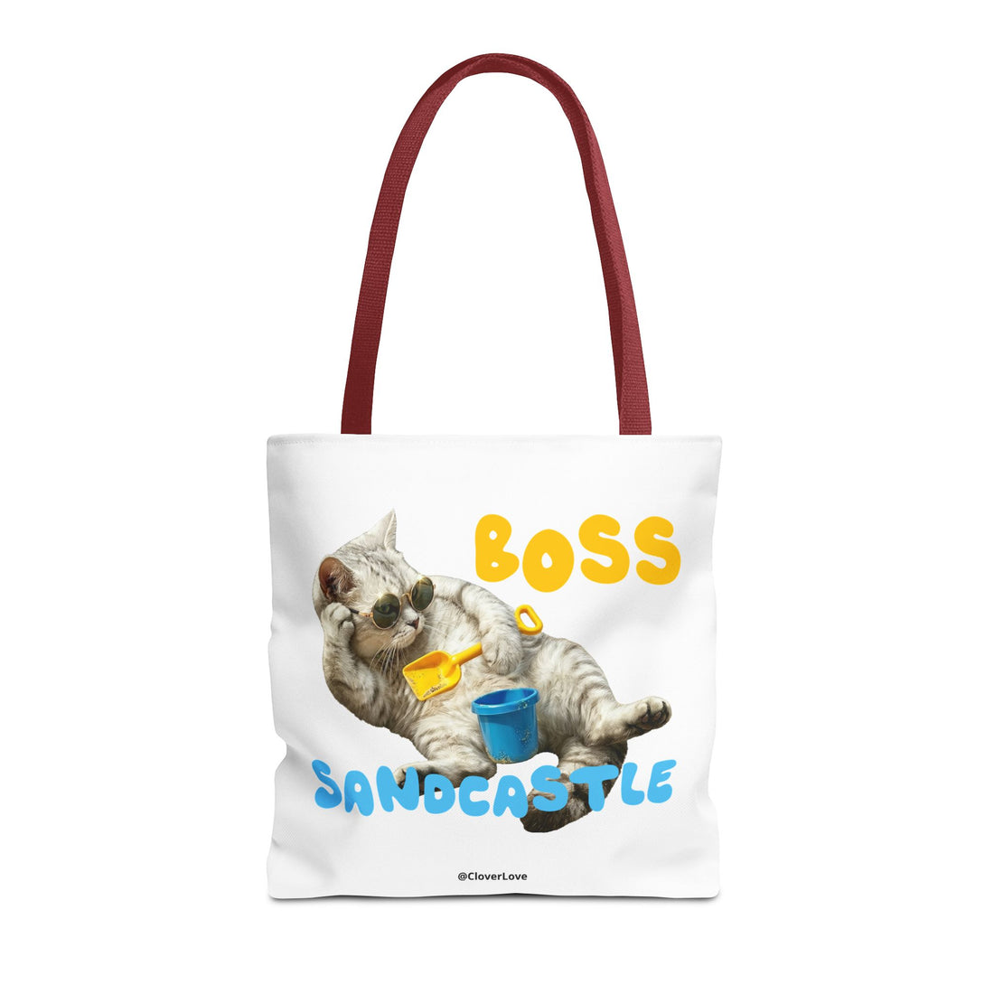 Funny Cat Tote Bag | Custom Pet Photo Personalized Canvas Bag