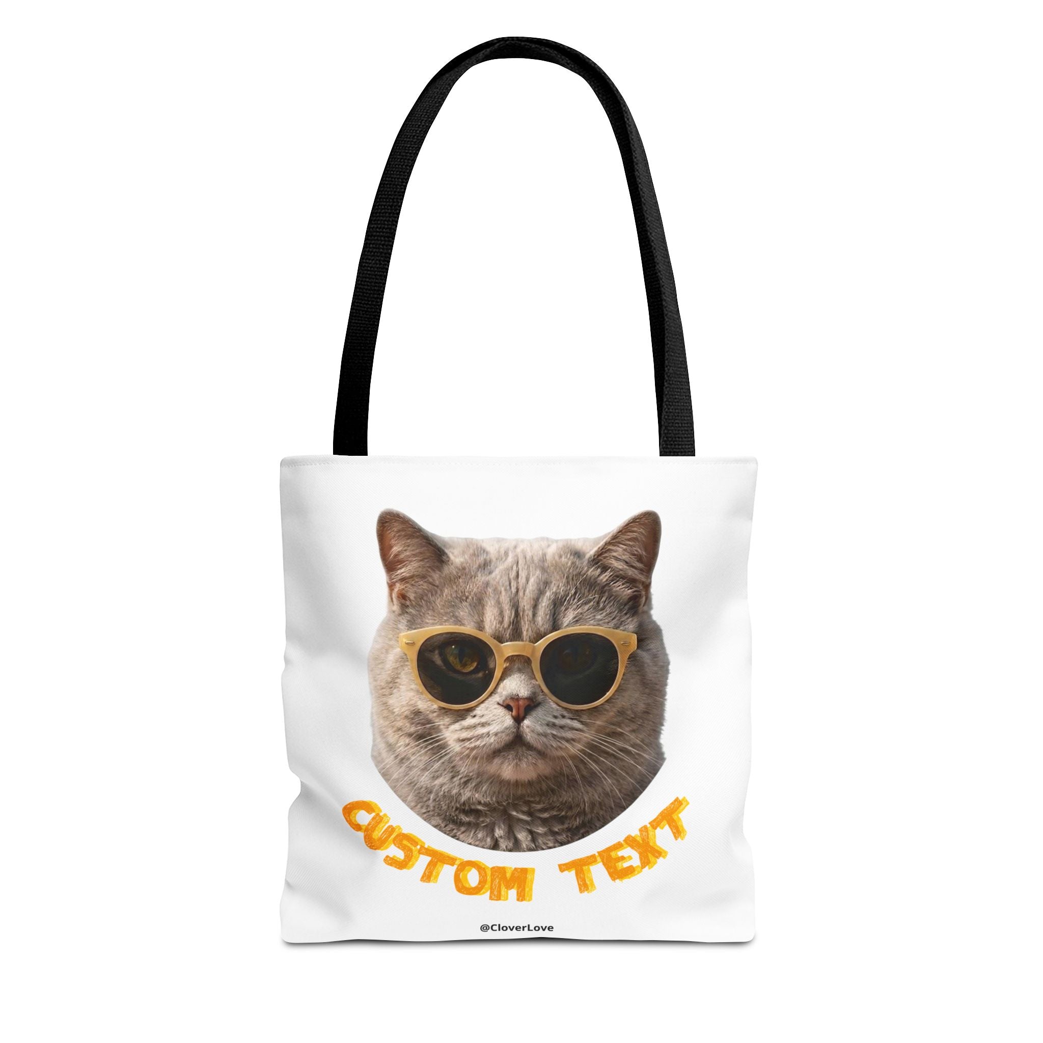 Summer Cat Tote Bag | Funny Cat Lover Beach Canvas Bag