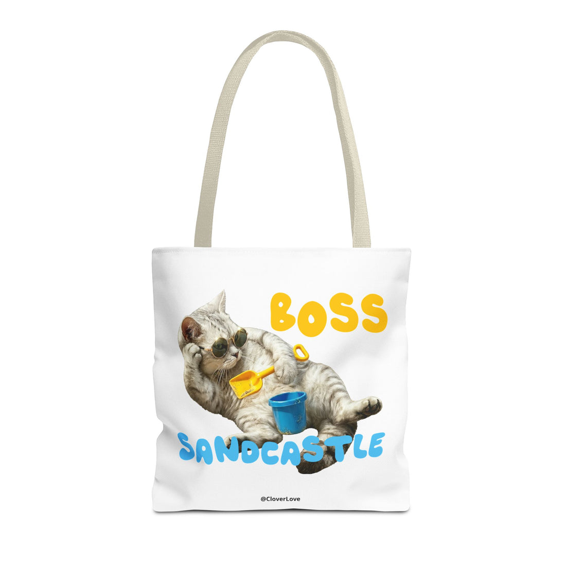Funny Cat Tote Bag | Custom Pet Photo Personalized Canvas Bag
