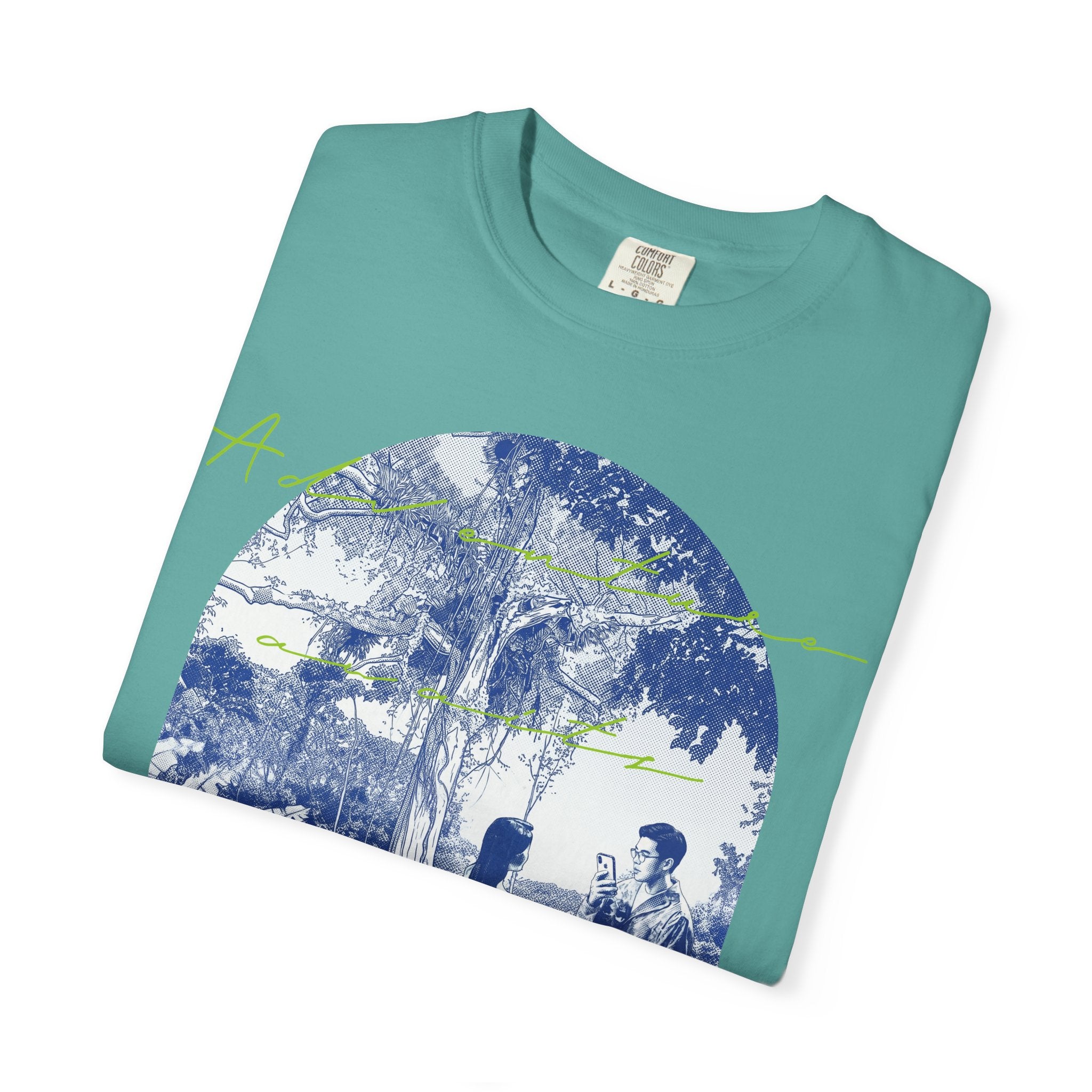 Custom Jungle Adventure Travel T-Shirt - Couple Vacation Gift
