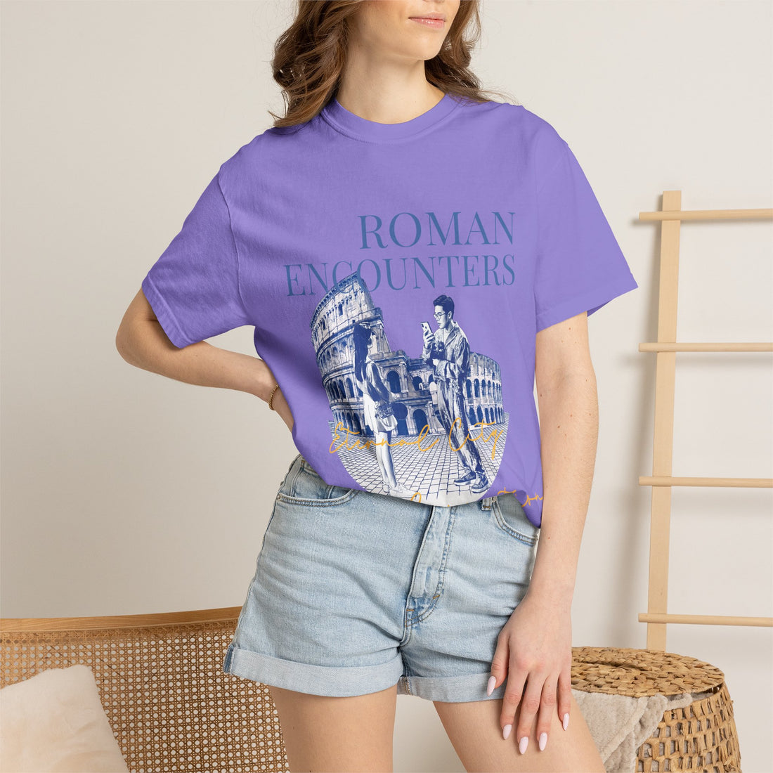 Custom Rome Colosseum Travel T-Shirt - Vintage Vacation Gift