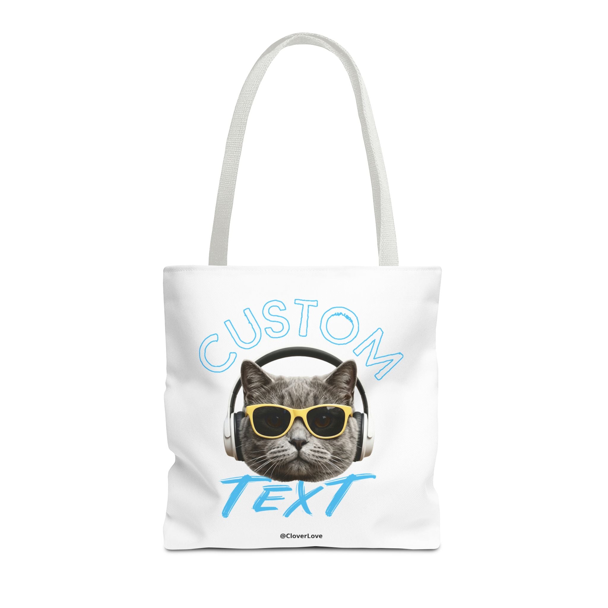 Summer Chill Cat Tote Bag | Funny Cat Lover Beach Bag