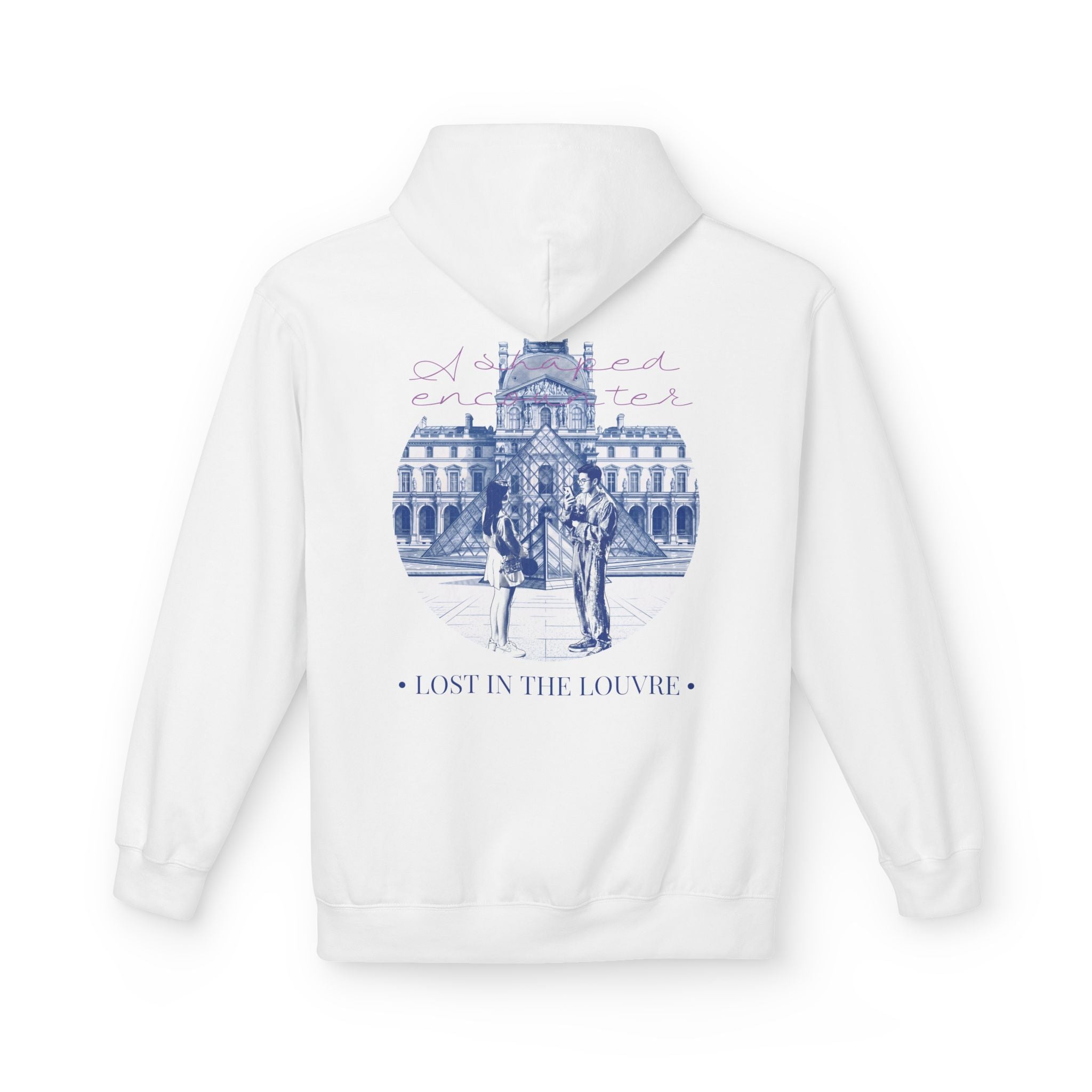 Lost In The Louvre Hoodie | Paris Travel Landmark Sweatshirt