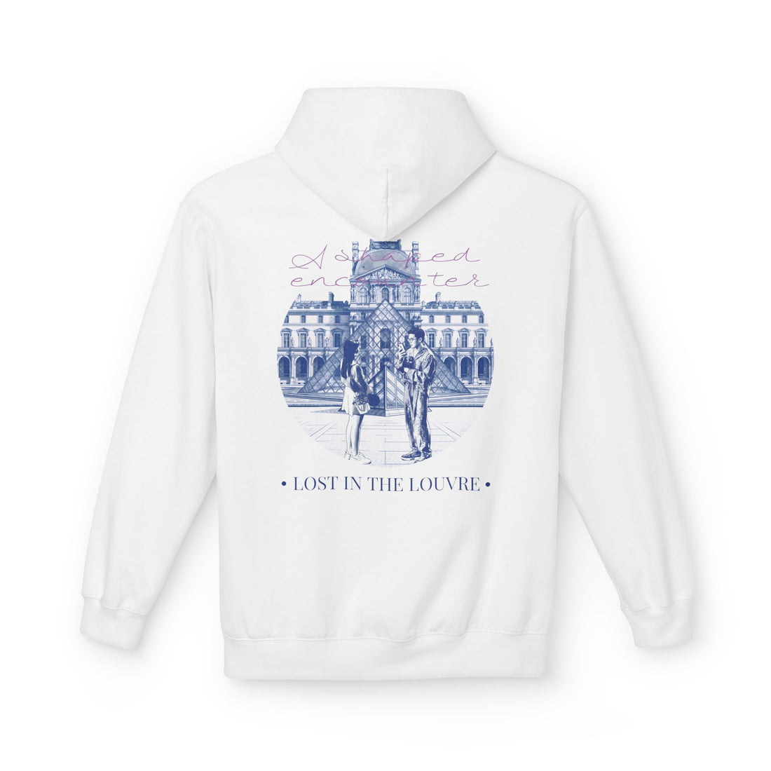 Lost In The Louvre Hoodie | Paris Travel Landmark Sweatshirt