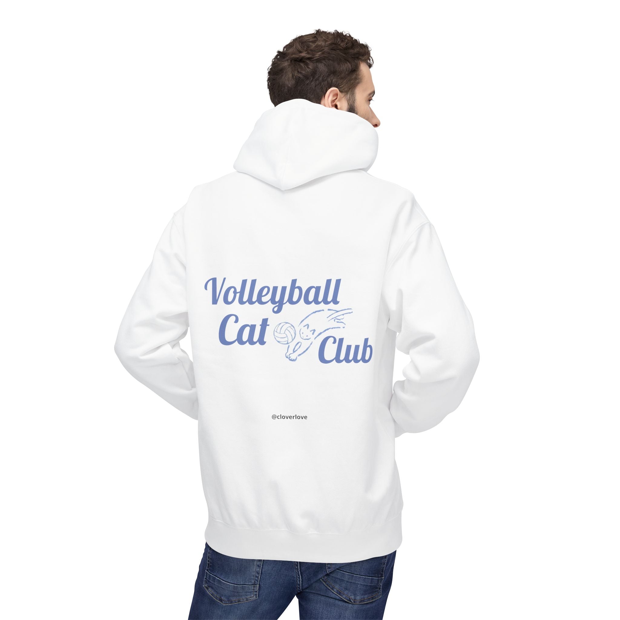 VC7, Catch the Echo Hoodie — Ocean Cat Adventure Graphic Hoodie
