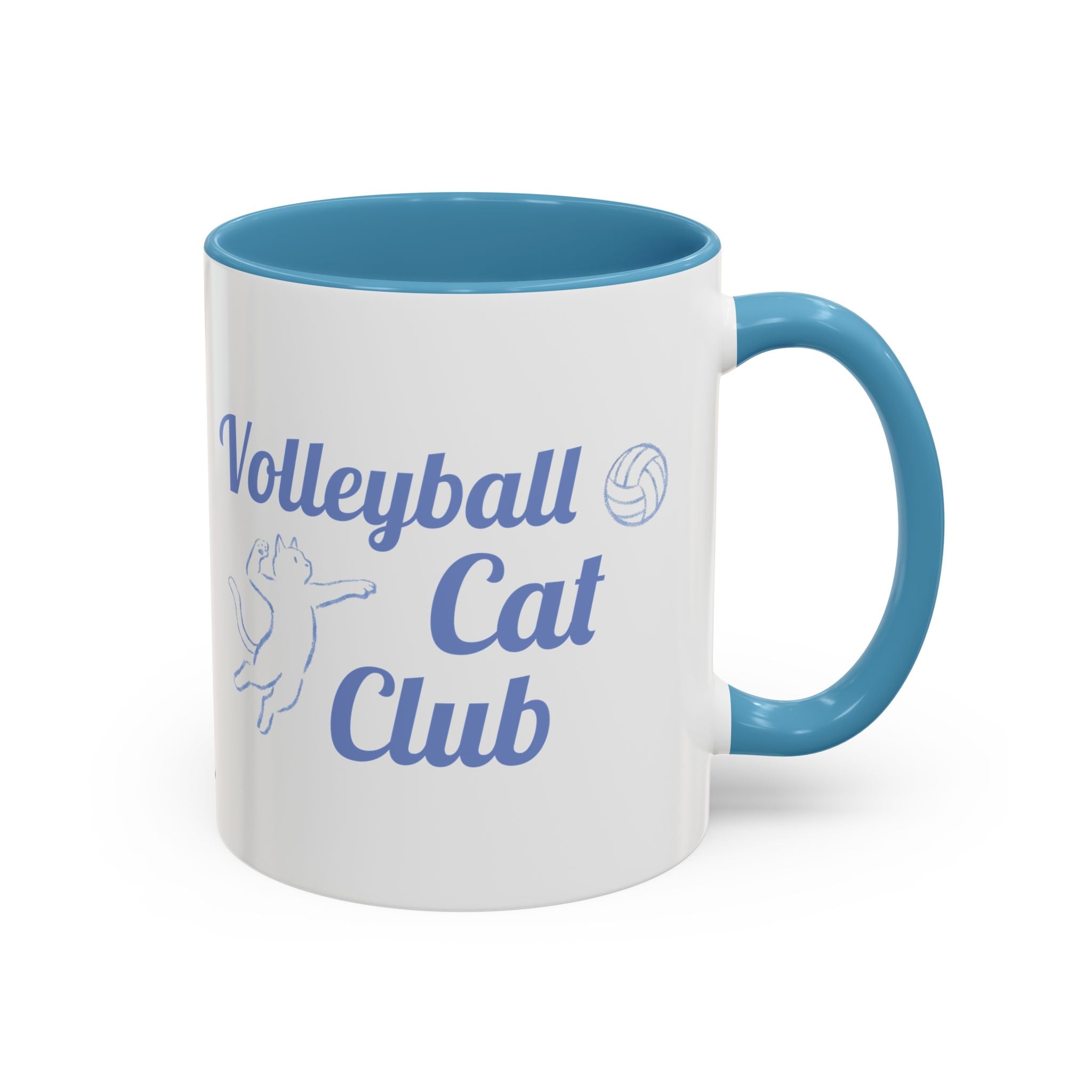 Volleyball Club Mug | Cat Design