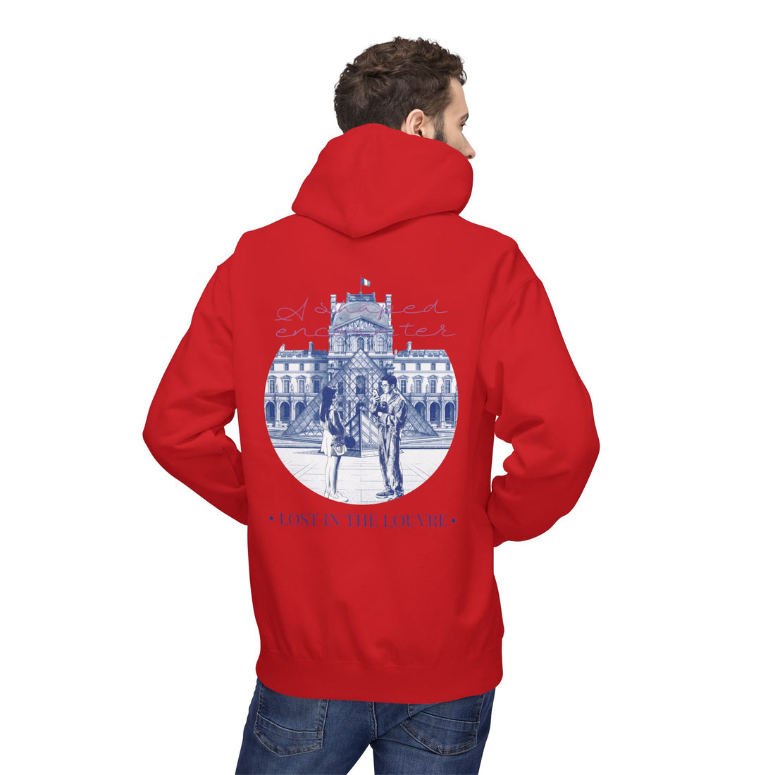 Lost In The Louvre Hoodie | Paris Travel Landmark Sweatshirt