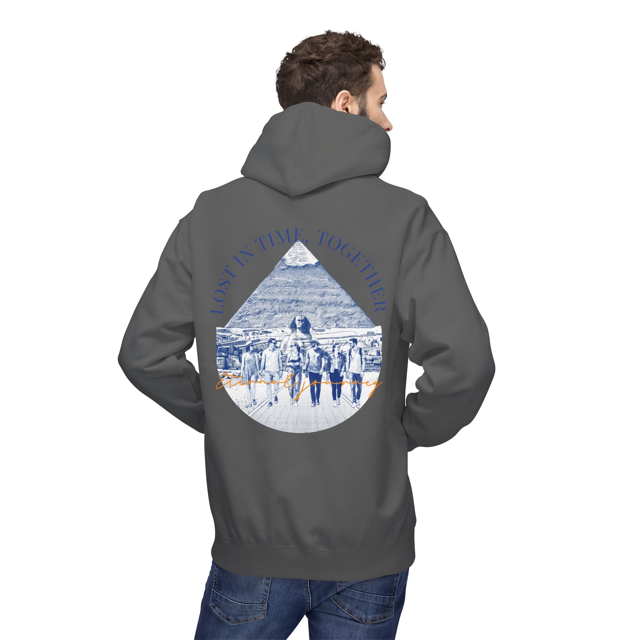 Egypt Landmark Hoodie | Vintage Pyramid Travel Sweatshirt