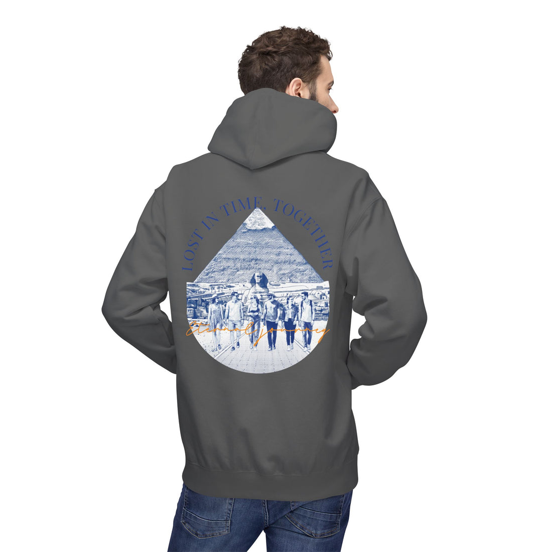 Egypt Landmark Hoodie | Vintage Pyramid Travel Sweatshirt