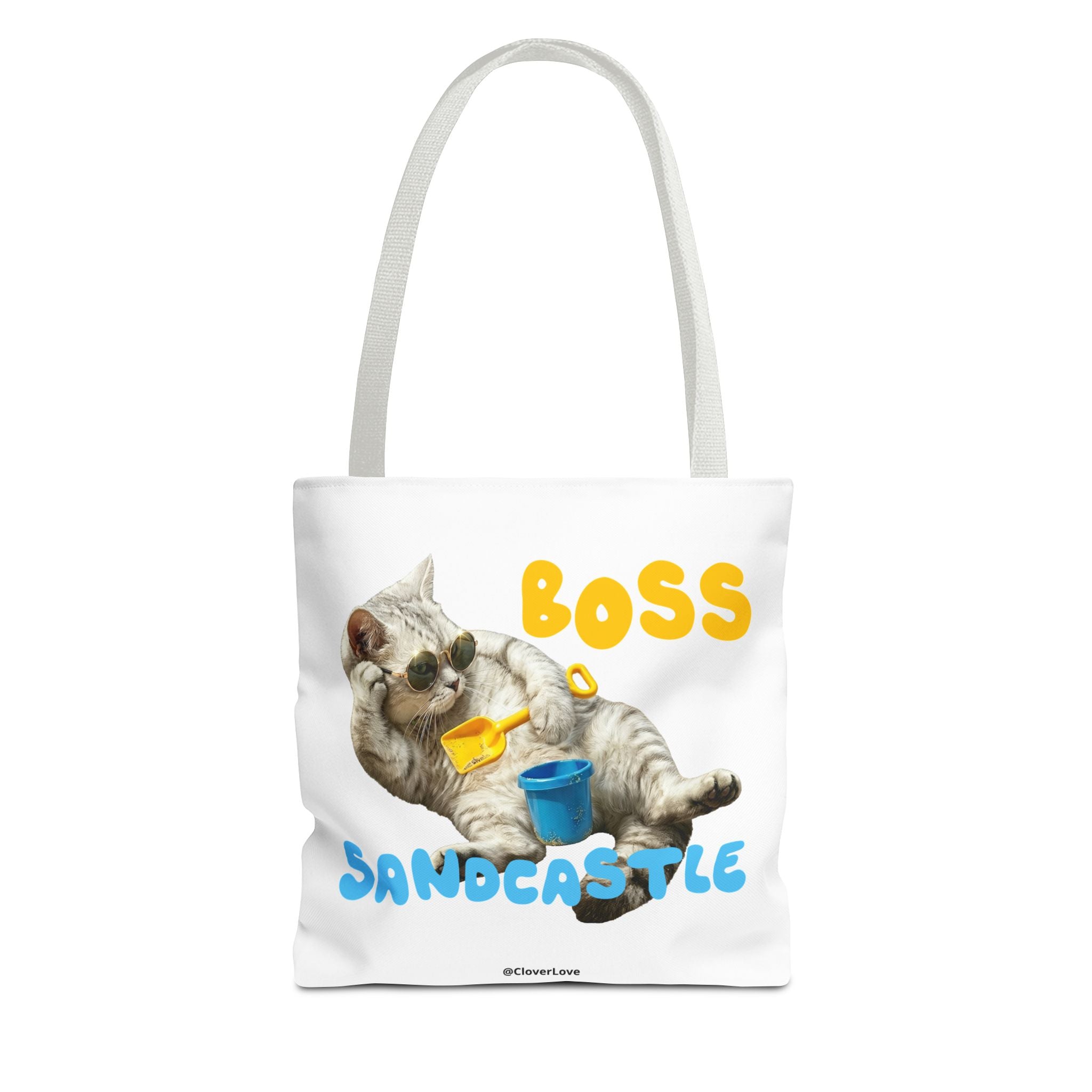 Funny Cat Tote Bag | Custom Pet Photo Personalized Canvas Bag