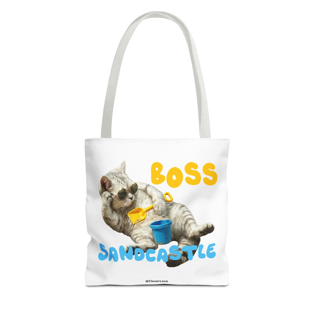 Funny Cat Tote Bag | Custom Pet Photo Personalized Canvas Bag