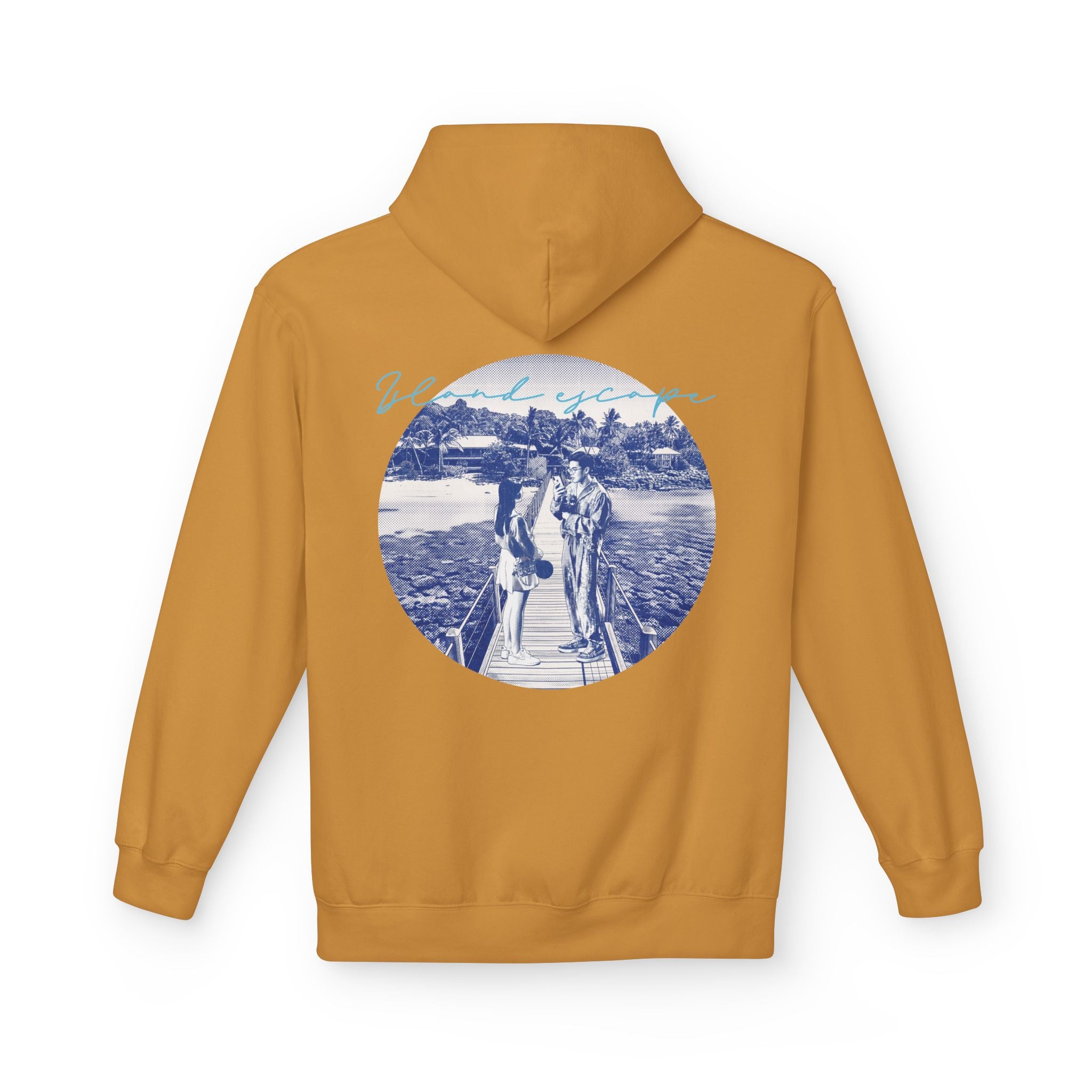 Tropical Vacation Hoodie | Romantic Beach Travel Graphic Sweatshirt