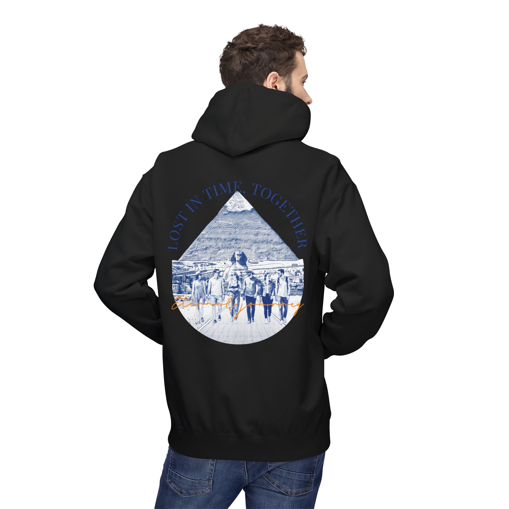 Egypt Landmark Hoodie | Vintage Pyramid Travel Sweatshirt