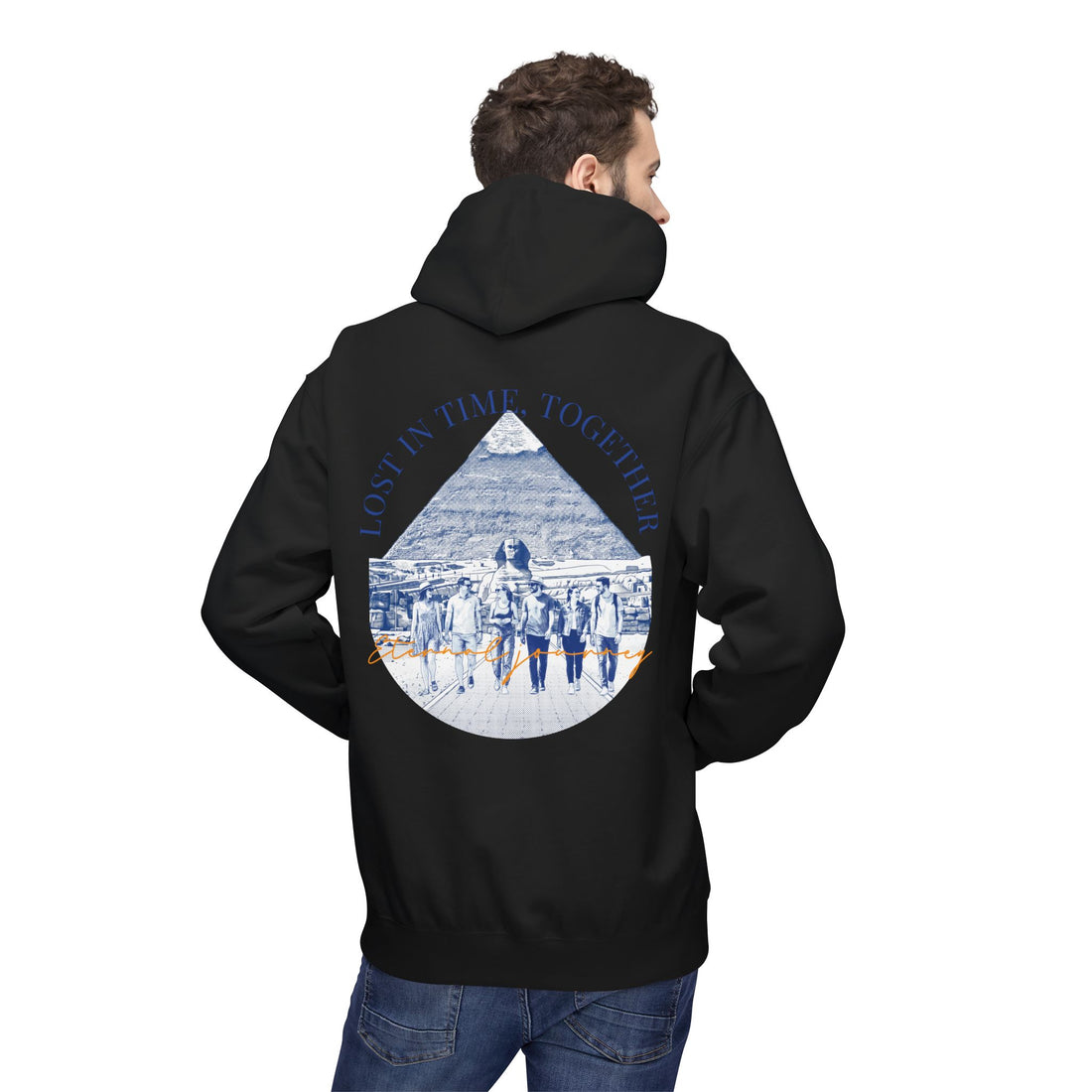 Egypt Landmark Hoodie | Vintage Pyramid Travel Sweatshirt