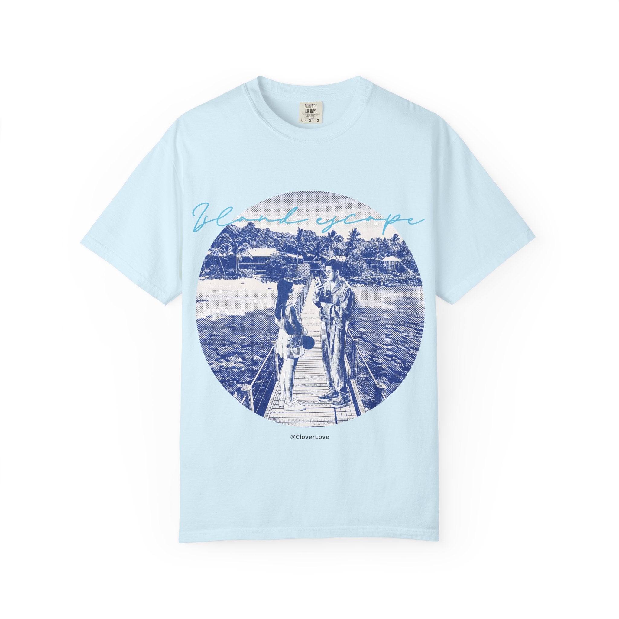 Custom Tropical Travel T-Shirt - Vintage Beach Adventure Tee, Travel Lover Gift