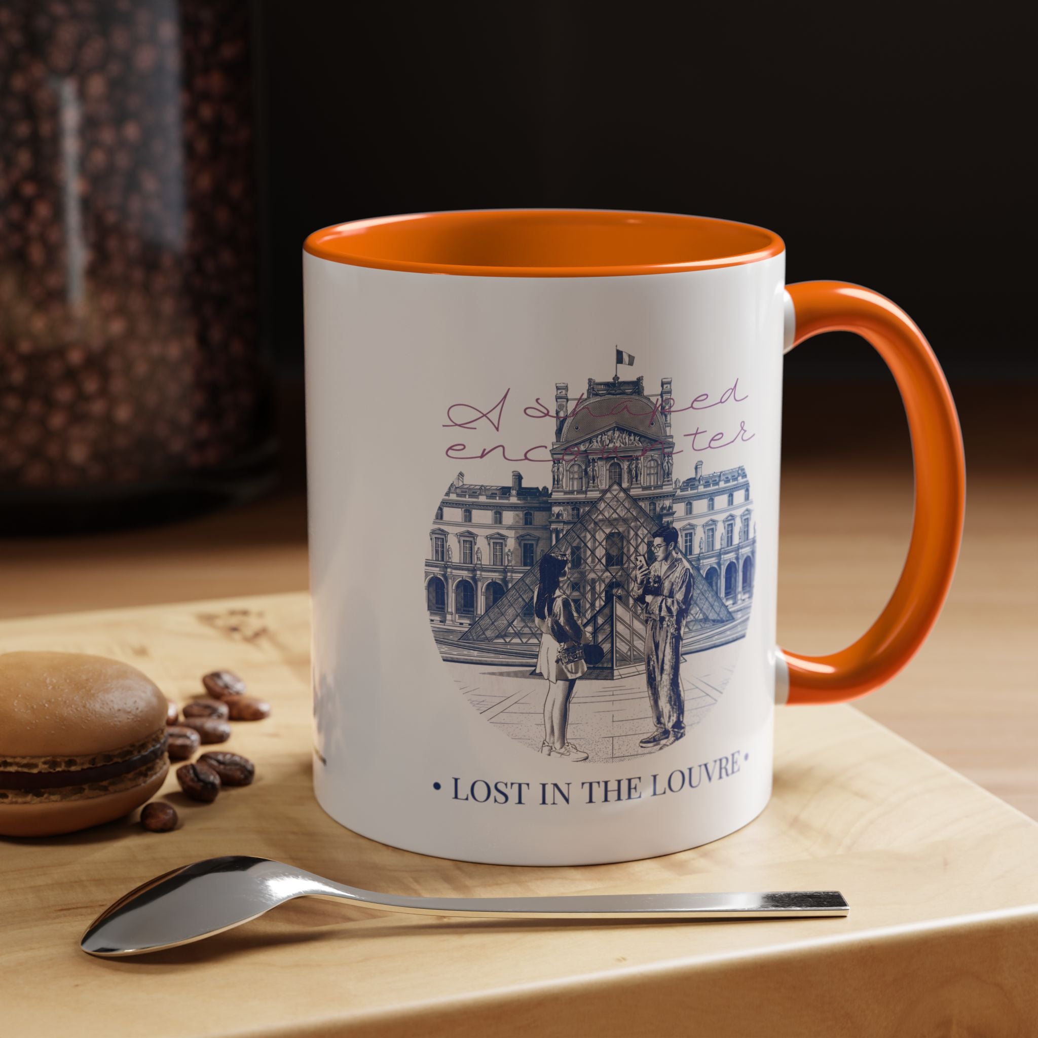 Louvre Paris Travel Mug - Art Museum Coffee Cup for Travelers
