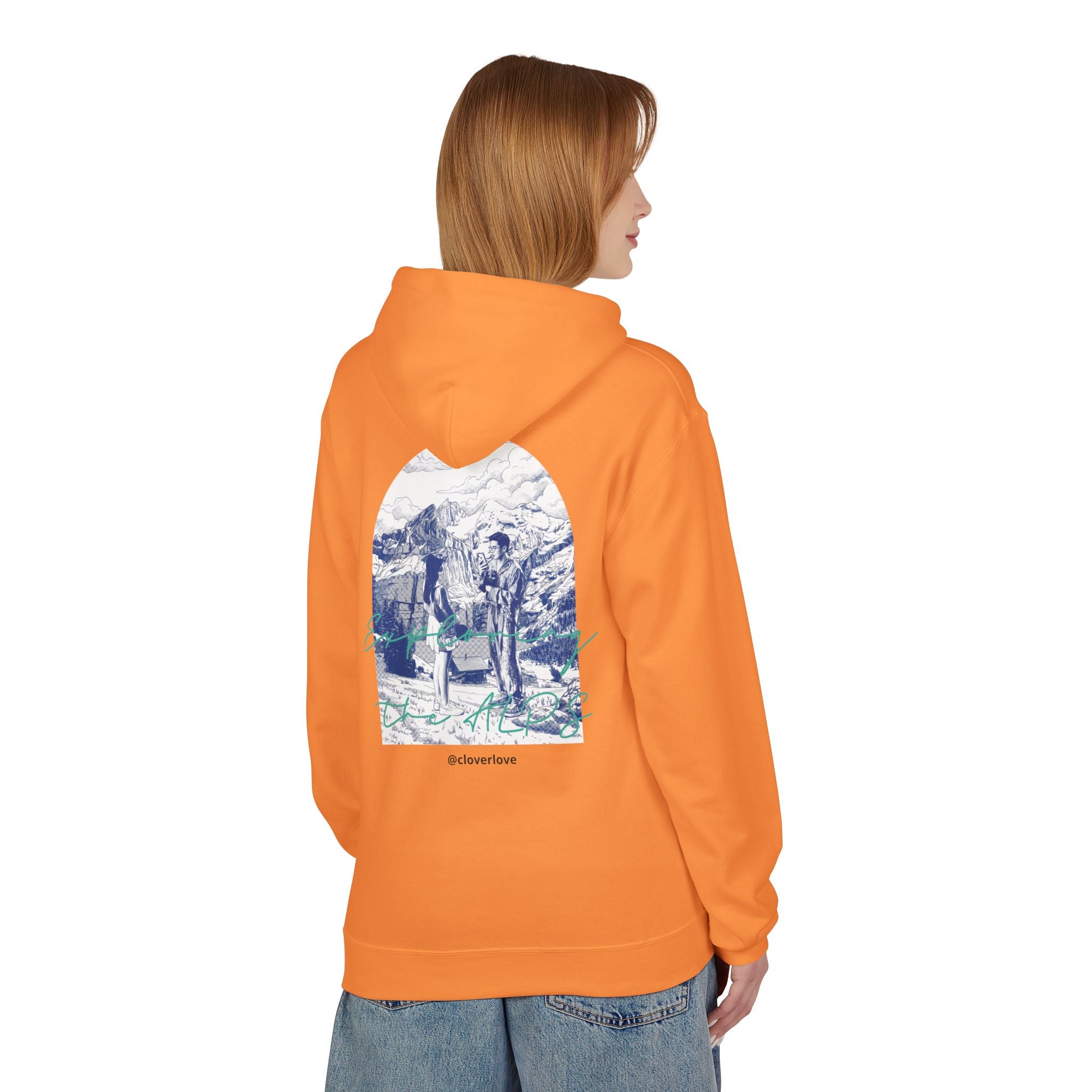 Mountain Travel Hoodie | Abenteuerlandschaft Grafik Pullover